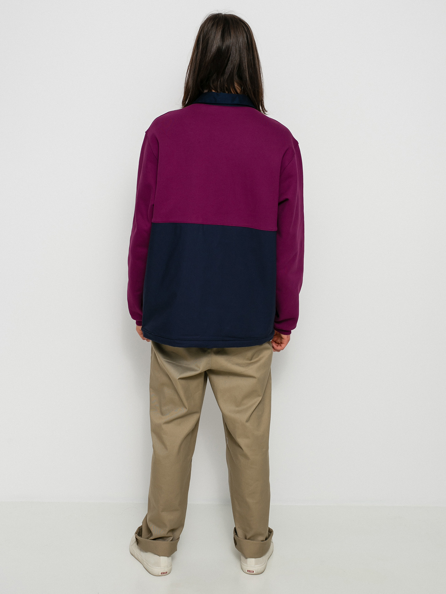 Nike SB WLDCRD Rugby Sweatshirt (sangria/obsidian/obsidian/black)