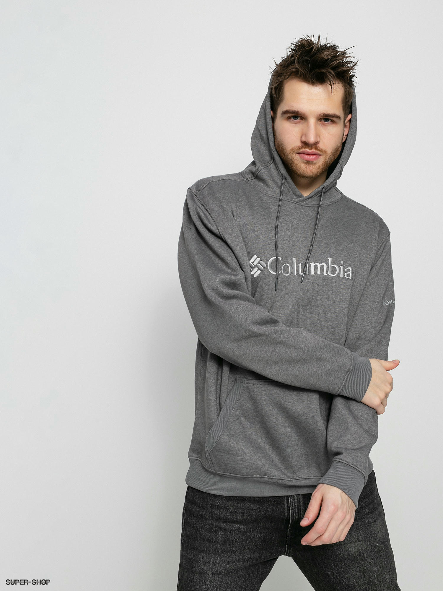 grey columbia hoodie