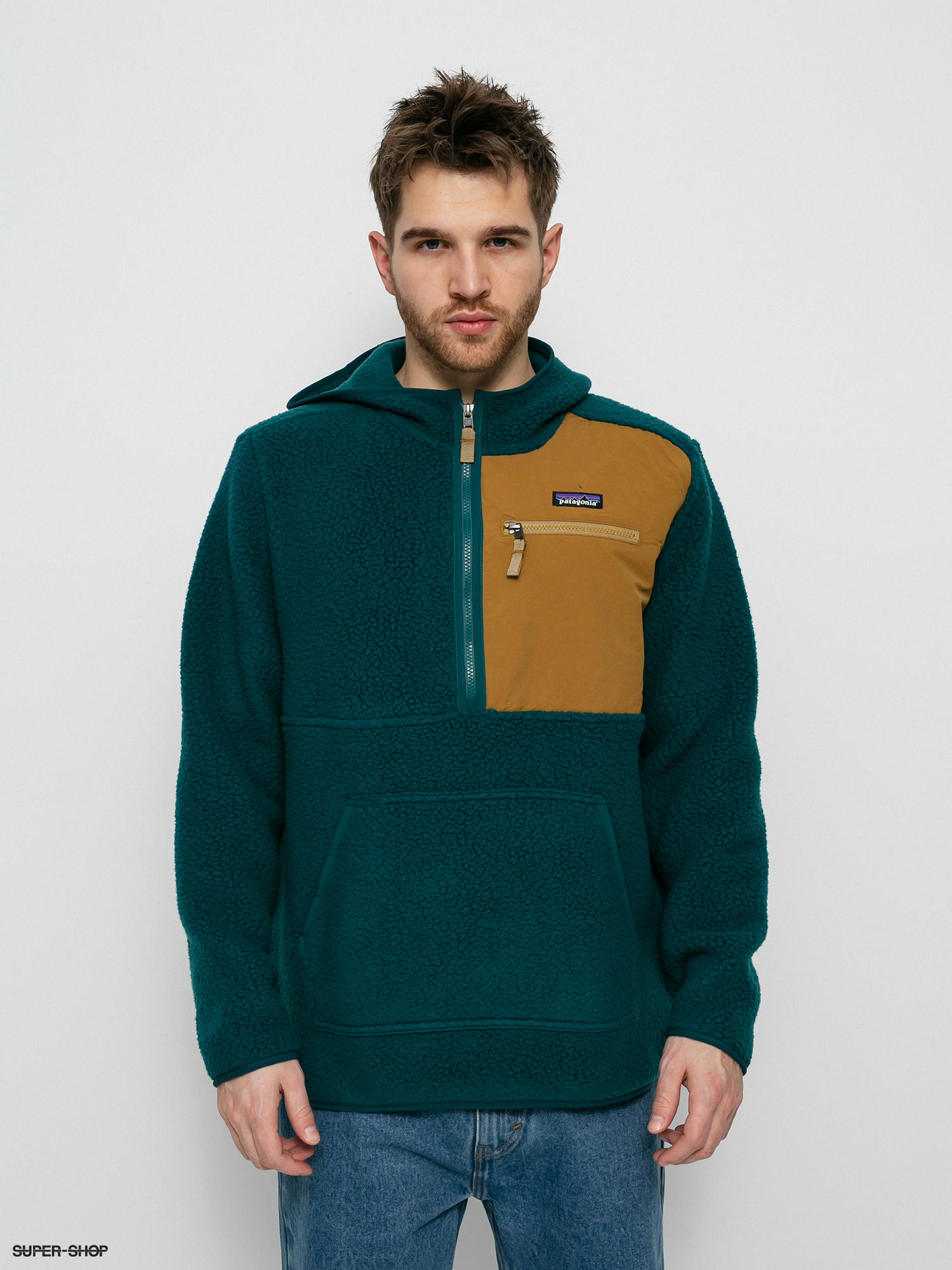 Dark green shop patagonia fleece