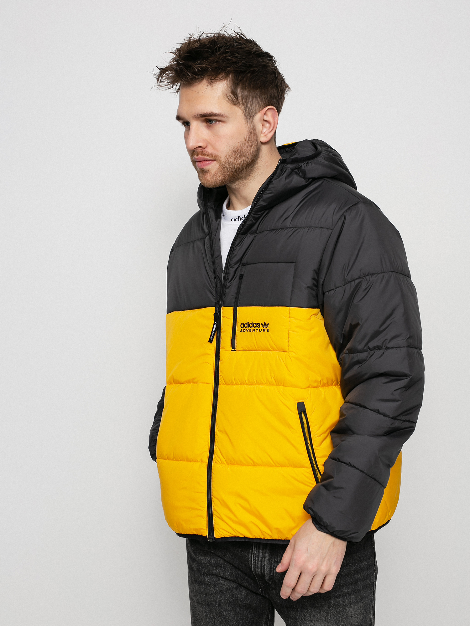 adidas Originals Puffer Jacket (black/actgol)