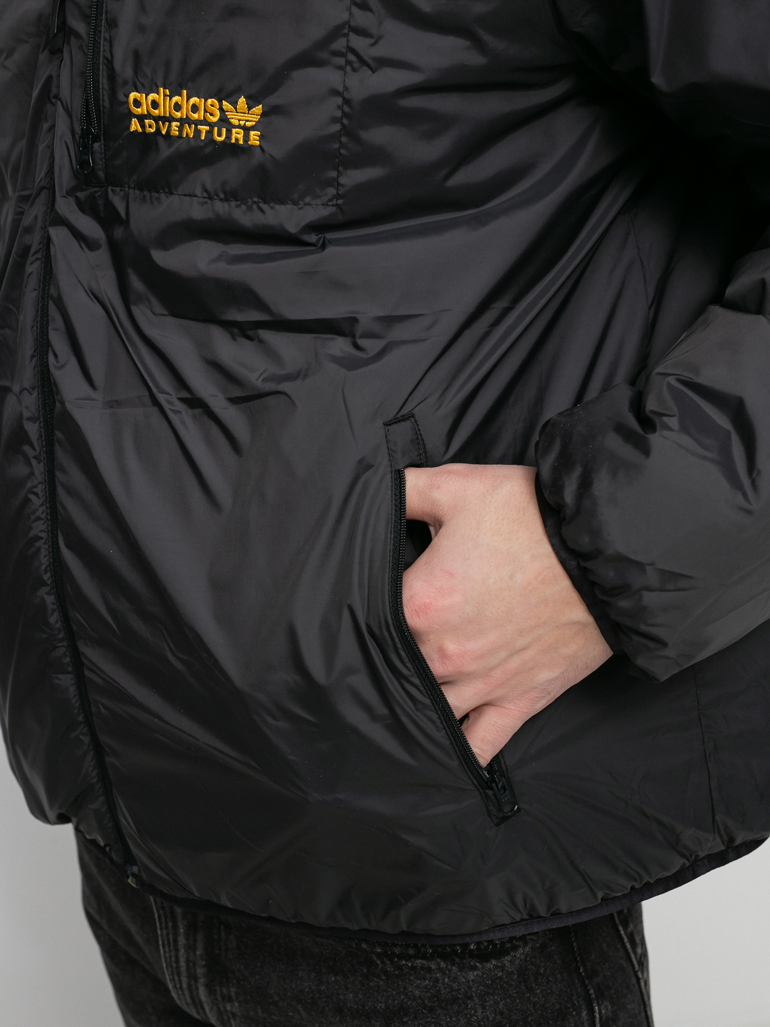 adidas Originals Puffer Jacket (black/actgol)