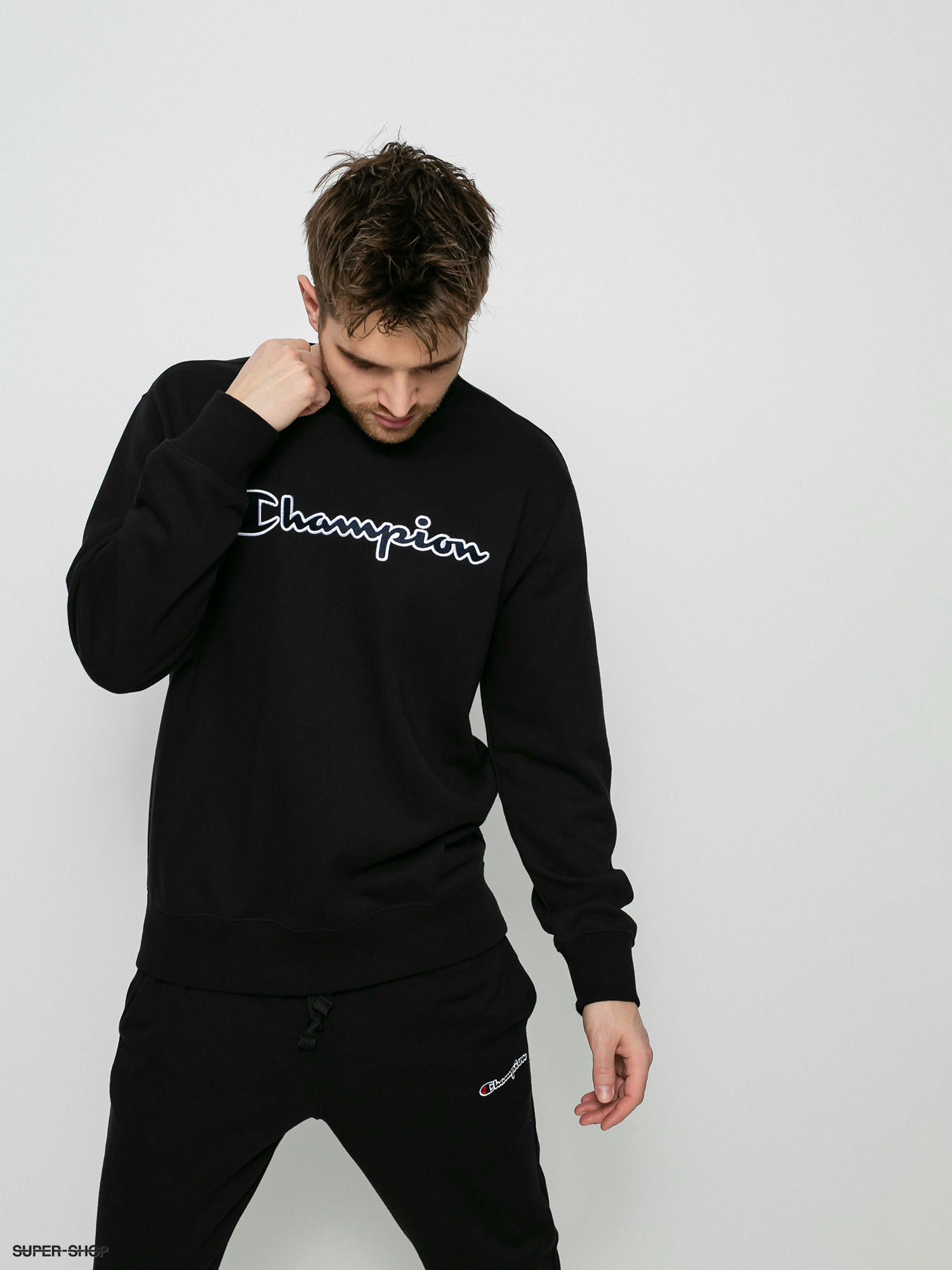 champion core logo crew sweatshirt