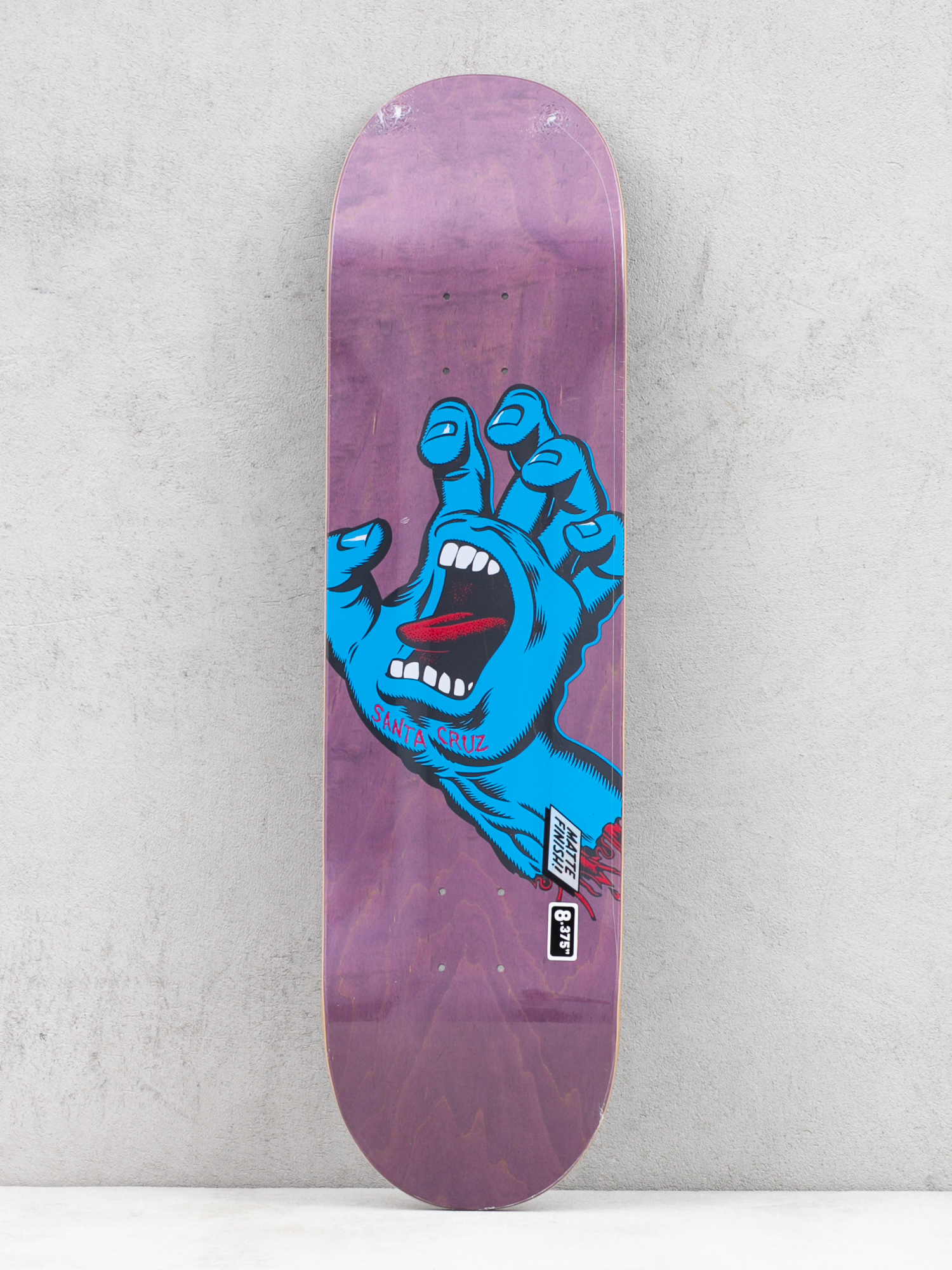 Santa Cruz Screaming Hand Deck (purple)