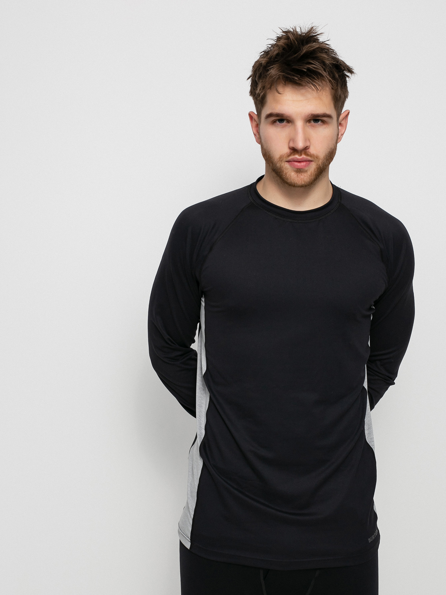 Burton Midweight X Base Layer Active longsleeve (true black/gray heather)