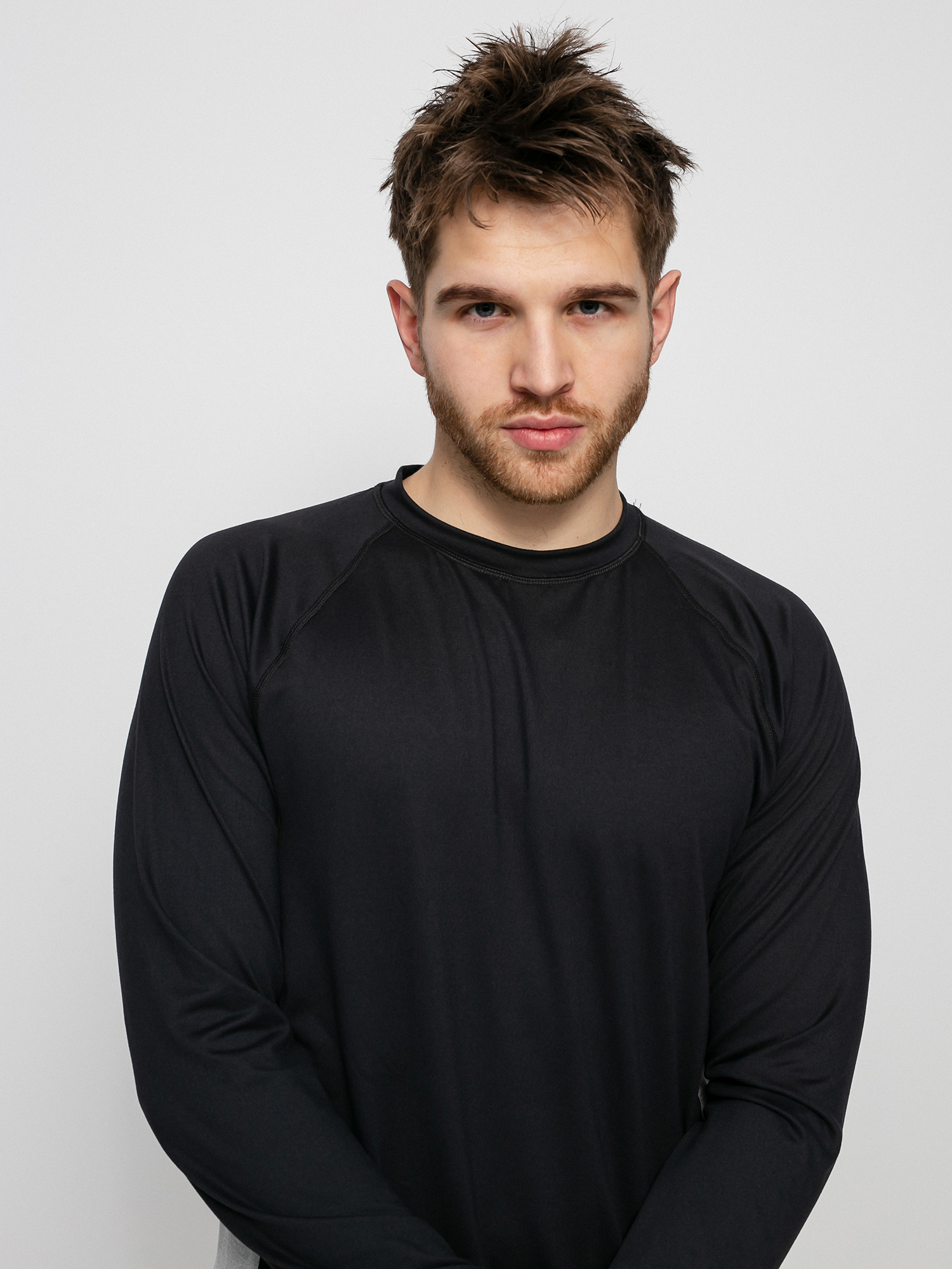 Mens Burton Midweight X Base Layer Active longsleeve (true black/gray heather)