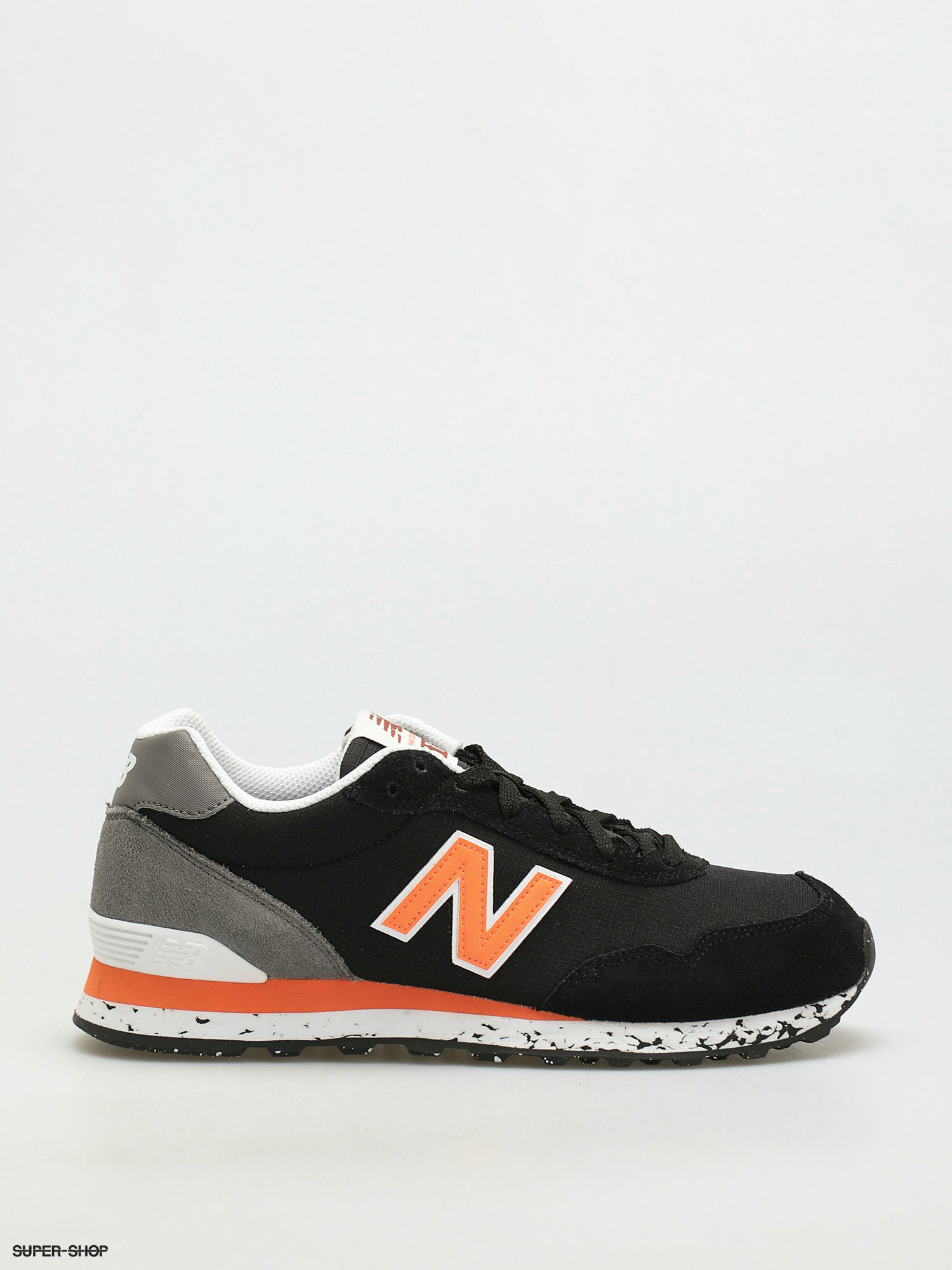 black and orange new balance shoes