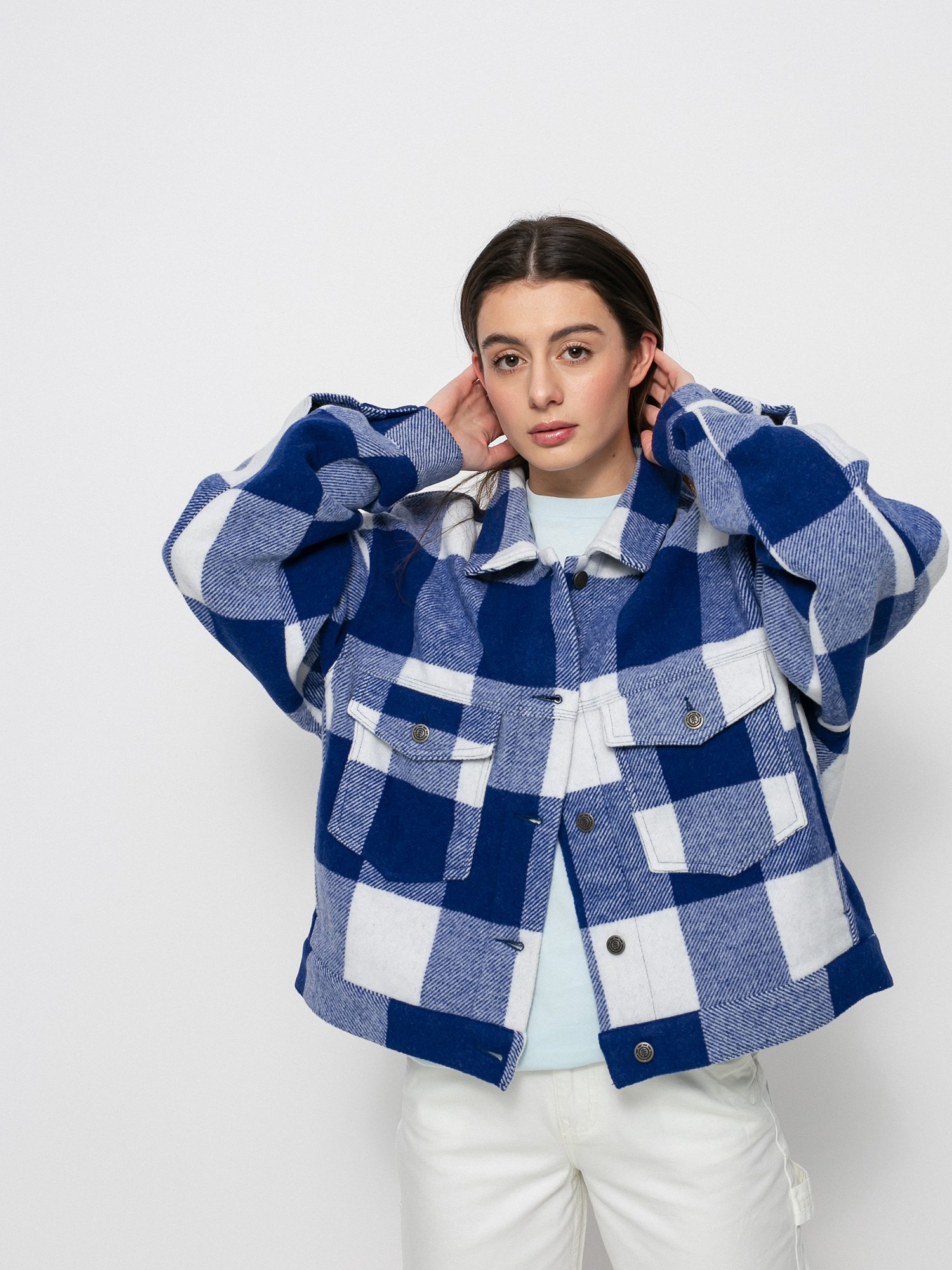 Element Craft Trucker Jacke Wmn (blue buffalo)