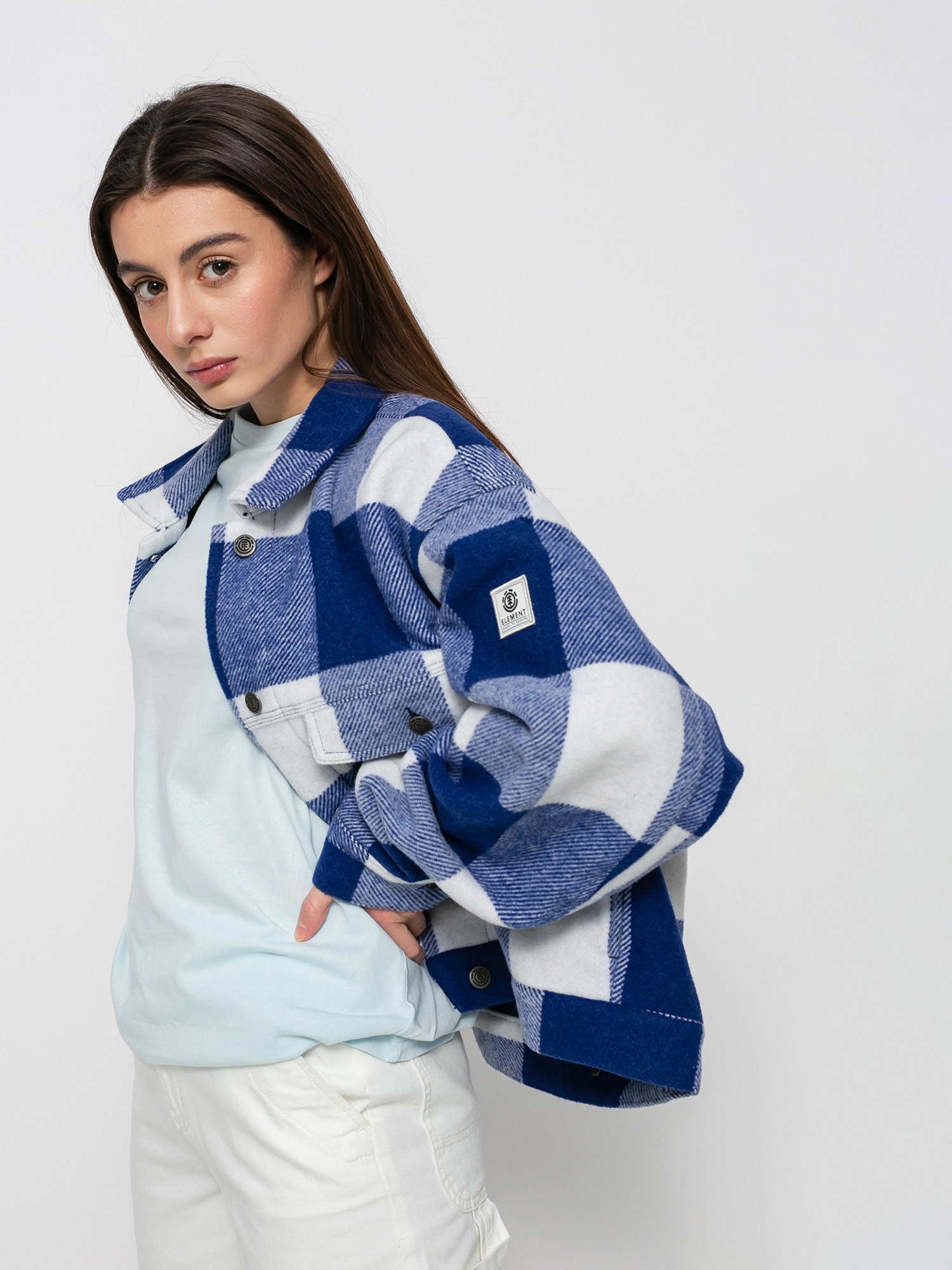 Element Craft Trucker Jacke Wmn (blue buffalo)