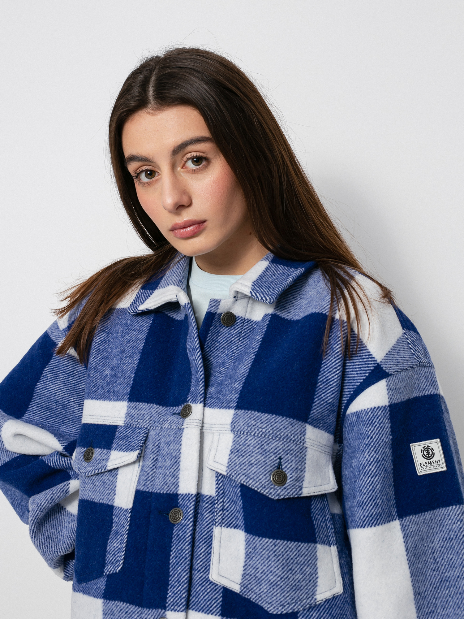 Element Craft Trucker Jacke Wmn (blue buffalo)