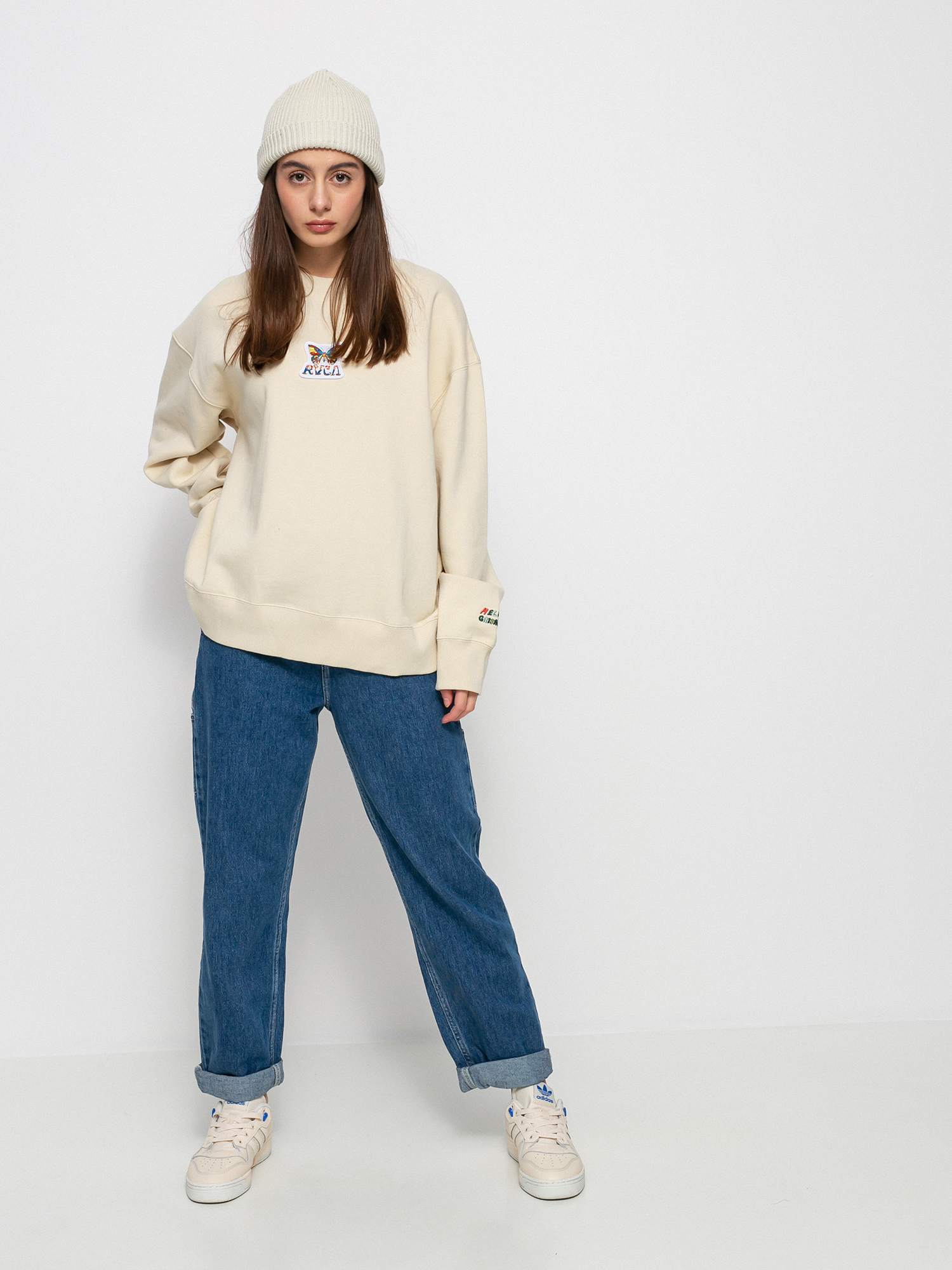 RVCA Mel G Flutter Crew Sweatshirt Wmn (birch)