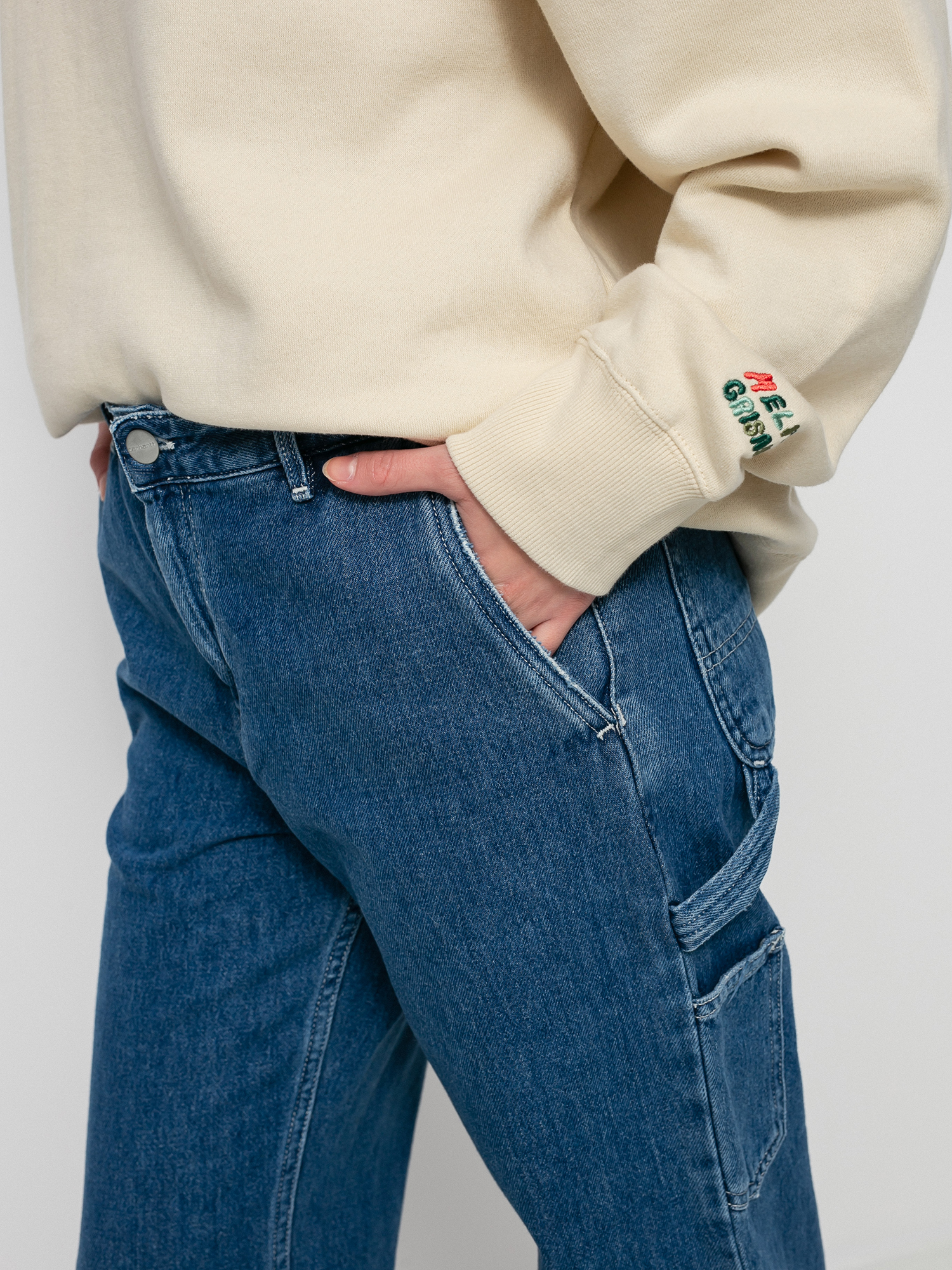 Carhartt WIP Pierce Pants Wmn (blue)