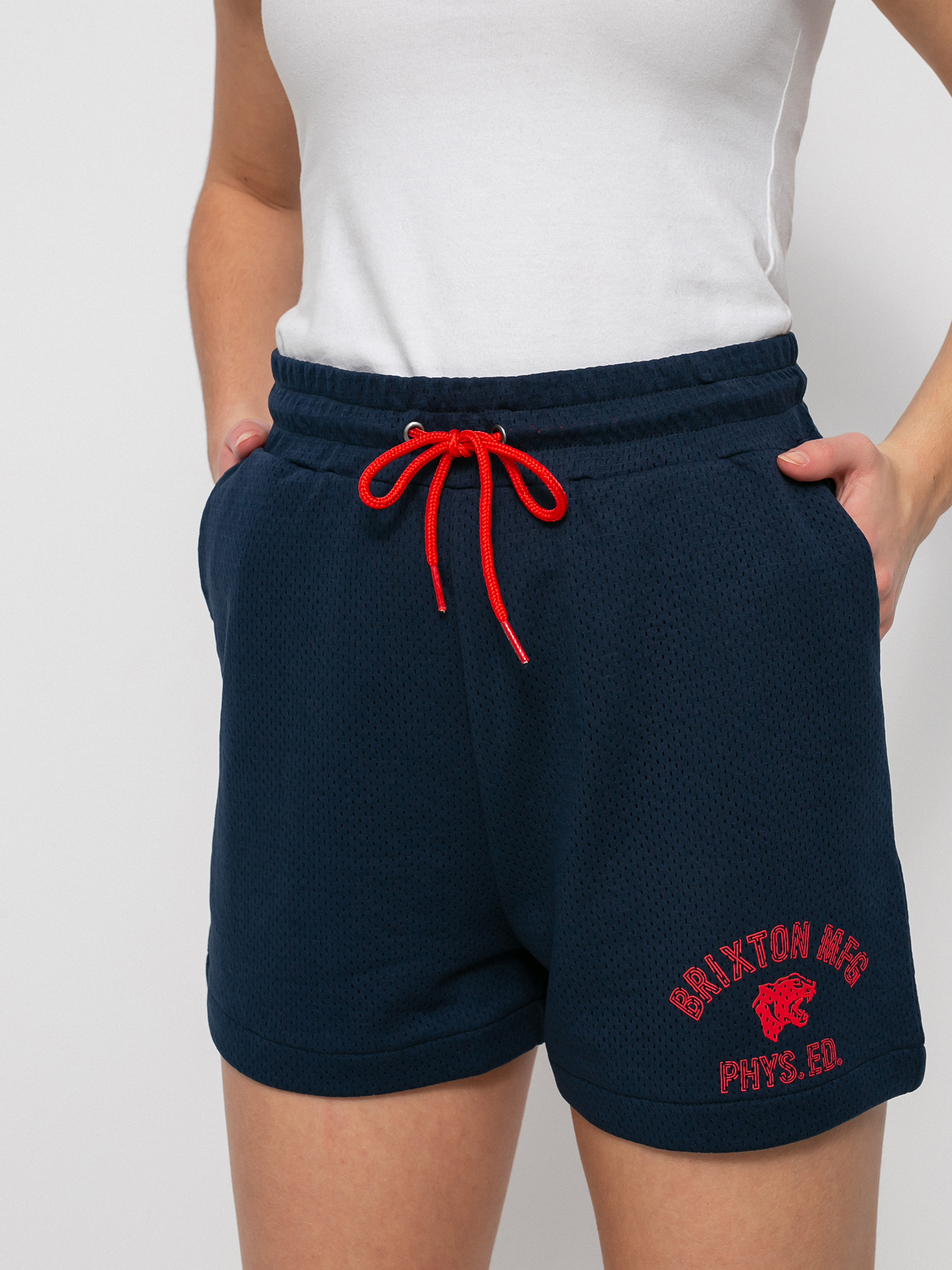Brixton Phys. Ed. Mesh Shorts Wmn (dress blue)
