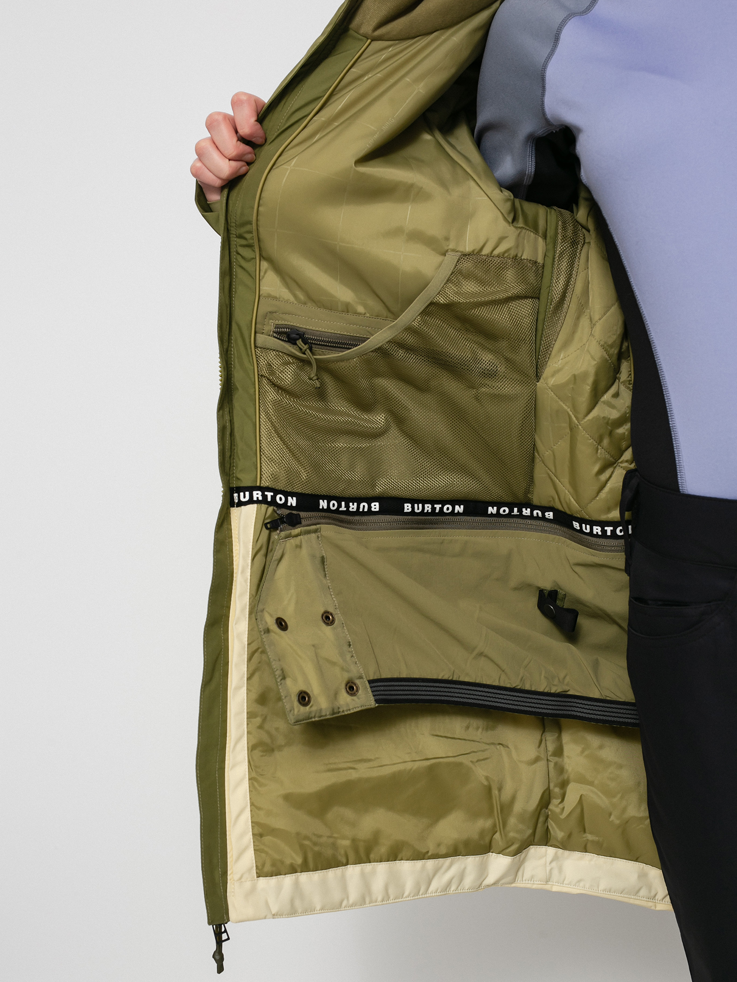 Burton Gore Tex Treeline Snowboard jacket Wmn (martini olive/creme brulee)