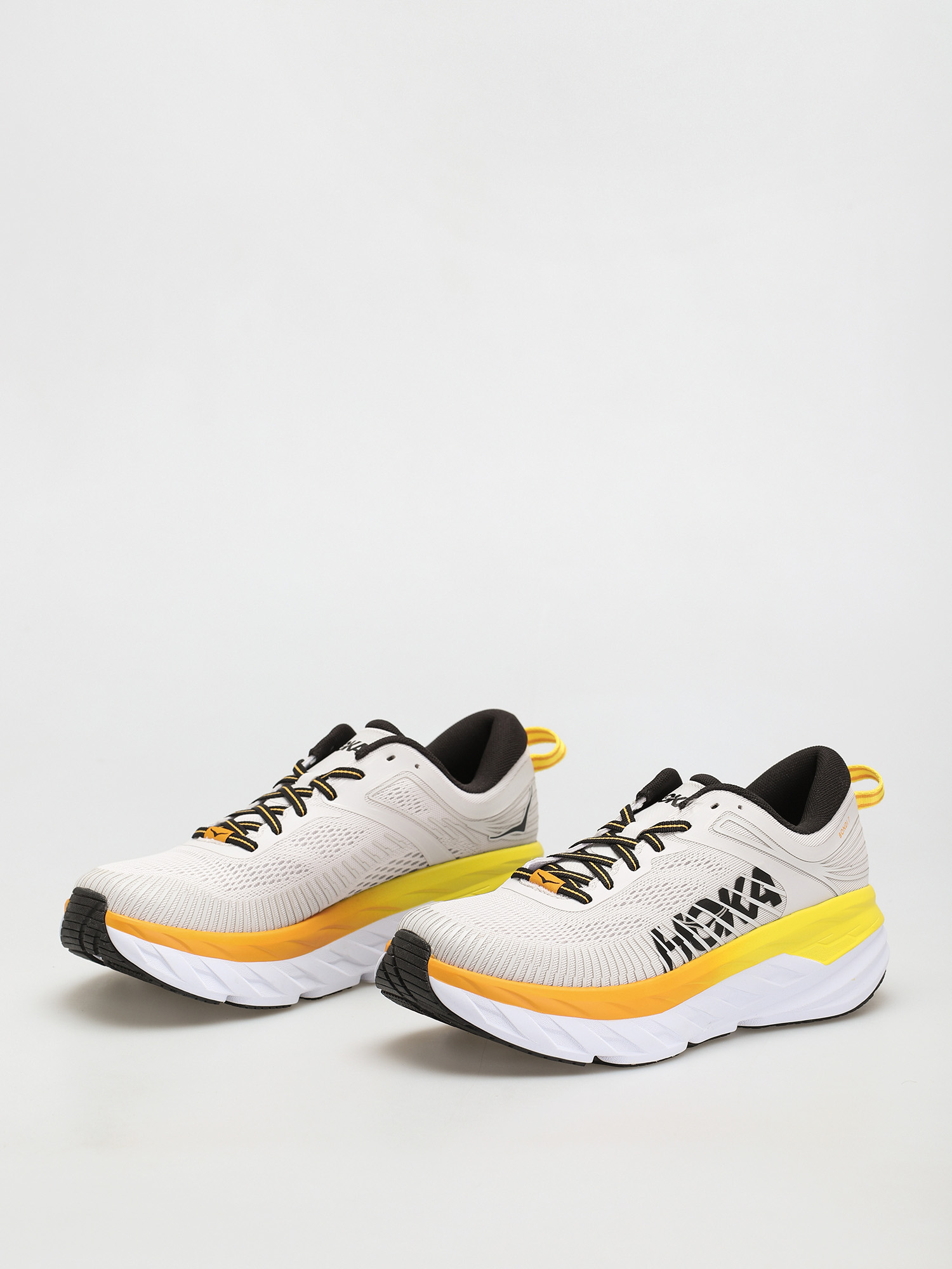 Hoka One One Bondi 7 Shoes (nimbus cloud/radiant yellow)