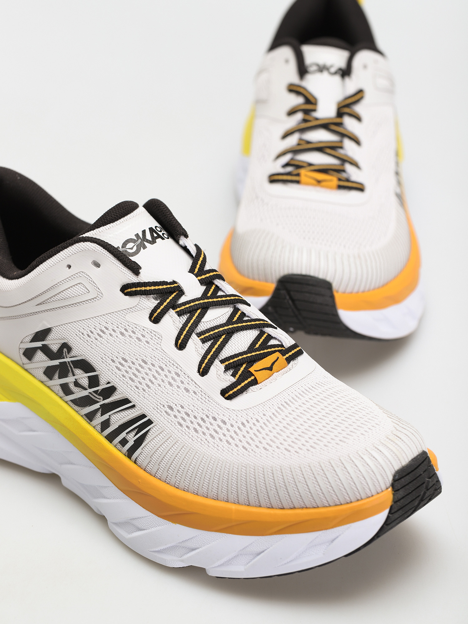 Hoka One One Bondi 7 Shoes (nimbus cloud/radiant yellow)