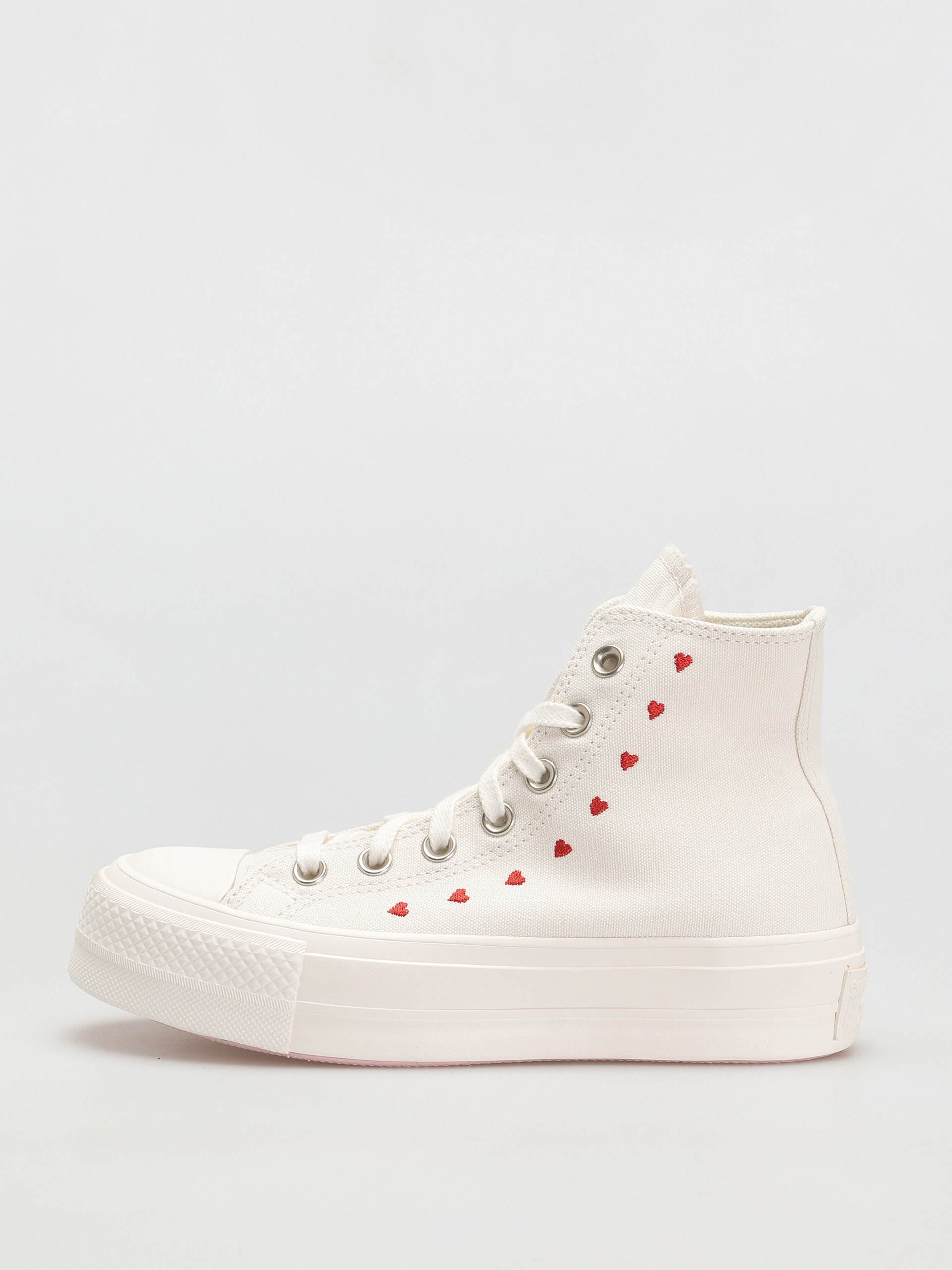 Converse Chuck Taylor All Star Lift Hi Shoes Wmn (vintage white/university red/cherry blossom)