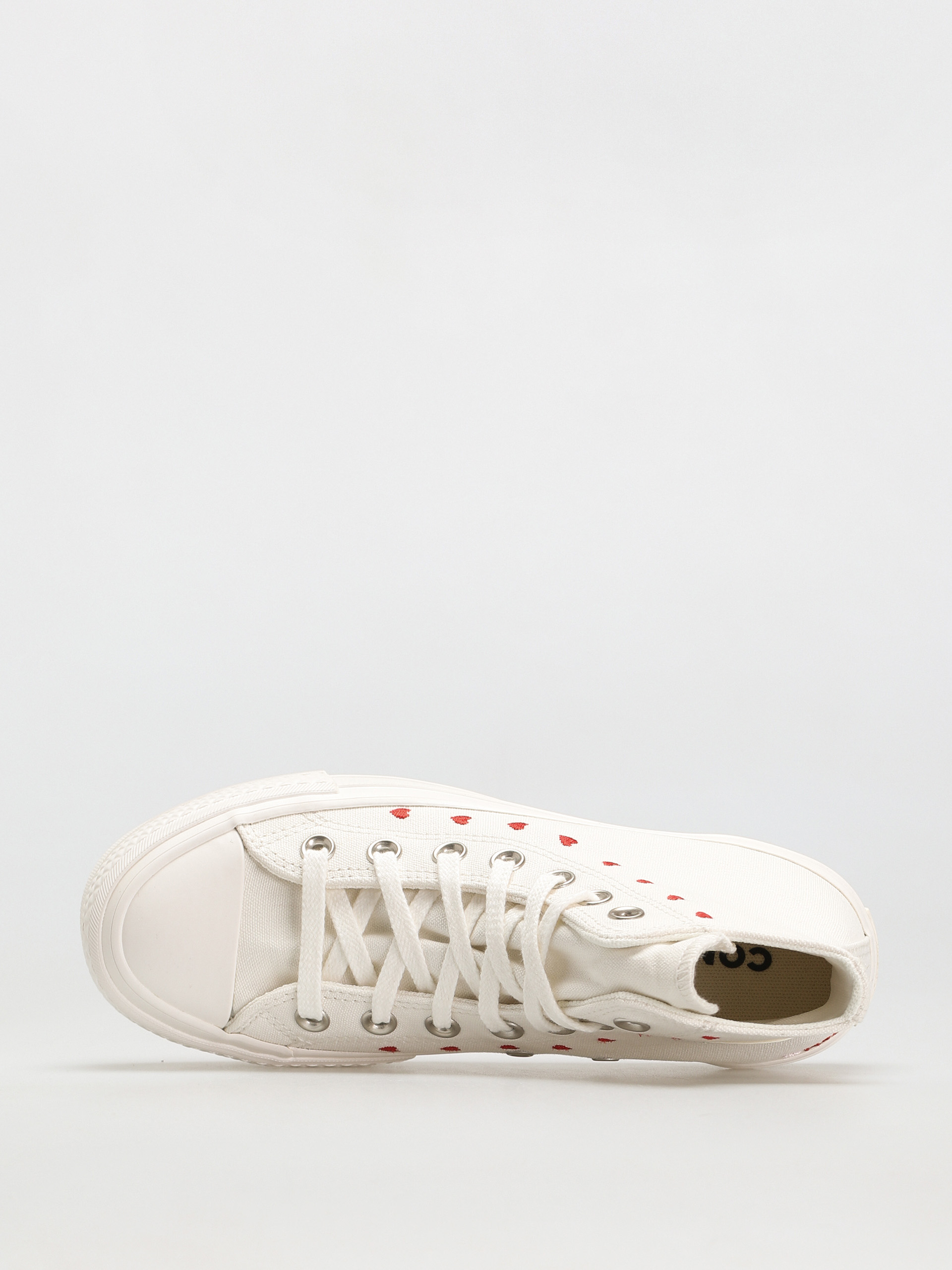 Converse Chuck Taylor All Star Lift Hi Shoes Wmn (vintage white/university red/cherry blossom)