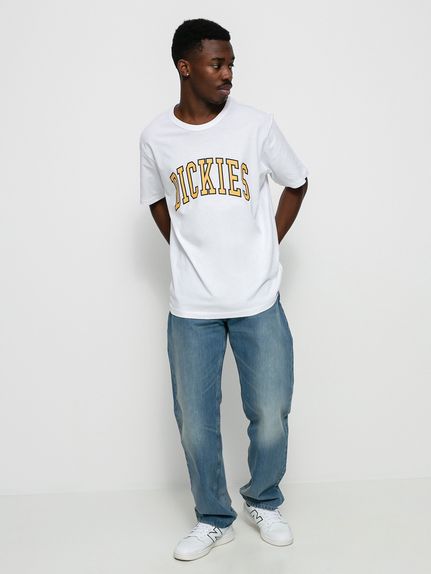 Dickies Aitkin T-shirt (white/yellow)