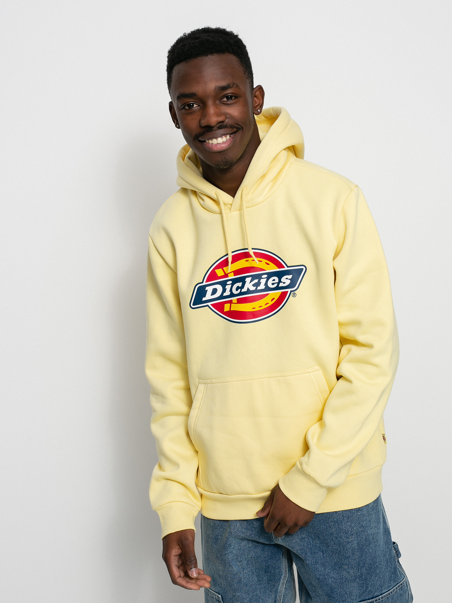 Dickies Icon Logo HD Hoodie (pale banana)