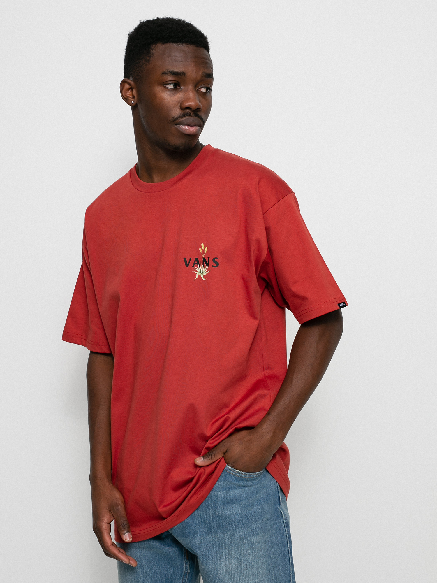 Vans red deals shirt