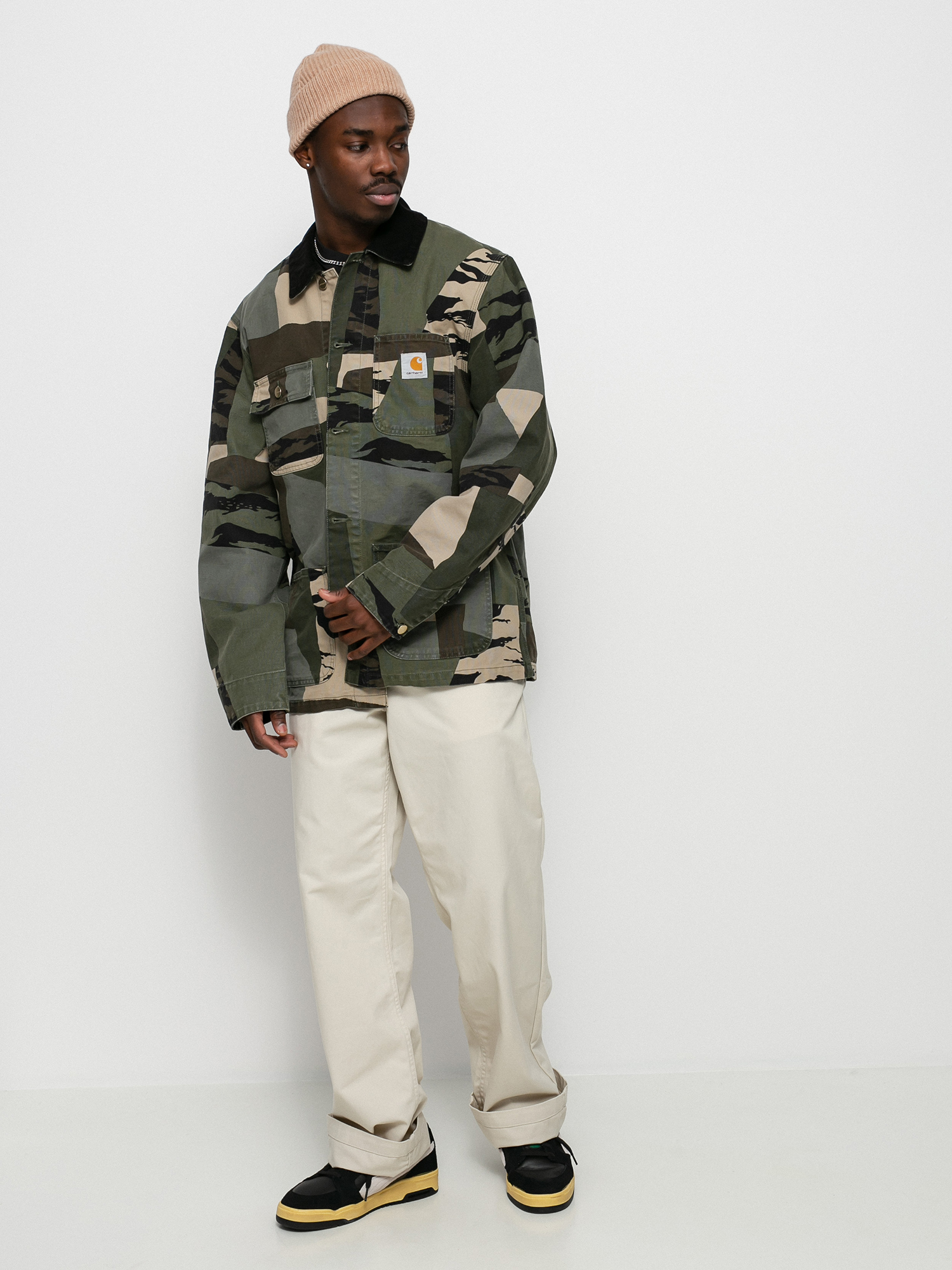 Carhartt WIP Michigan Coat Jacket (camo mend/black)