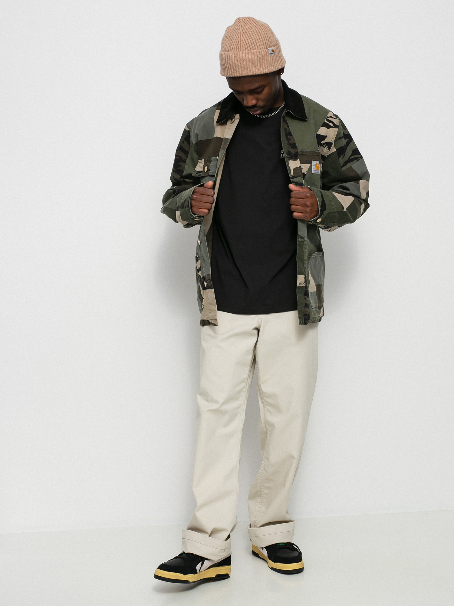 Carhartt WIP Michigan Coat Jacket (camo mend/black)