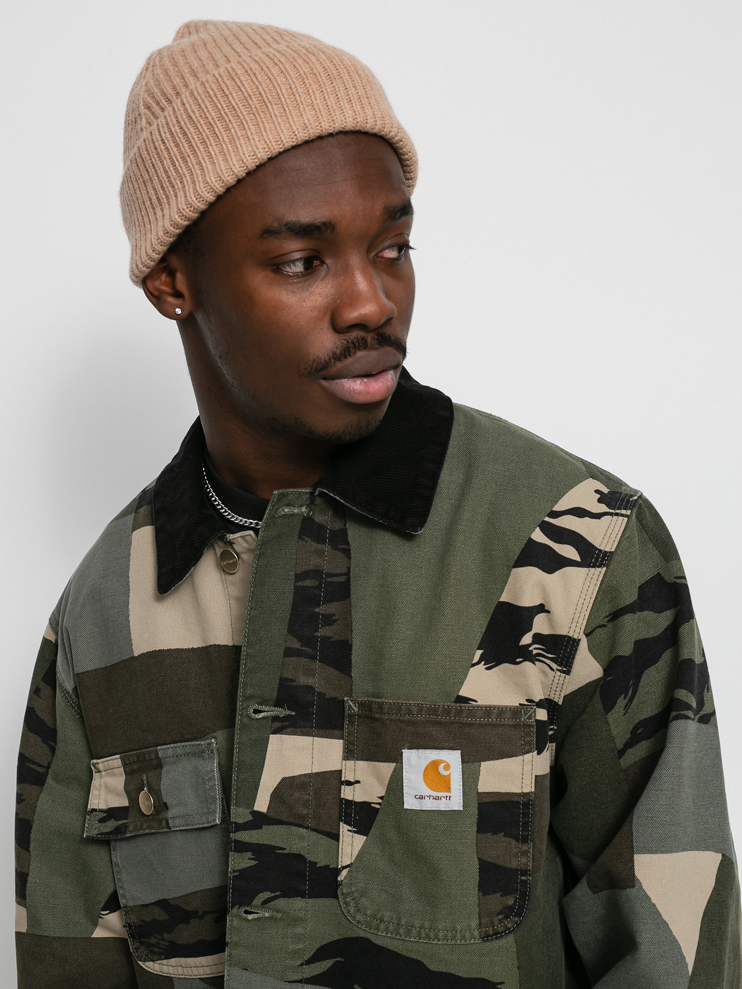 Carhartt WIP Michigan Coat Jacket (camo mend/black)