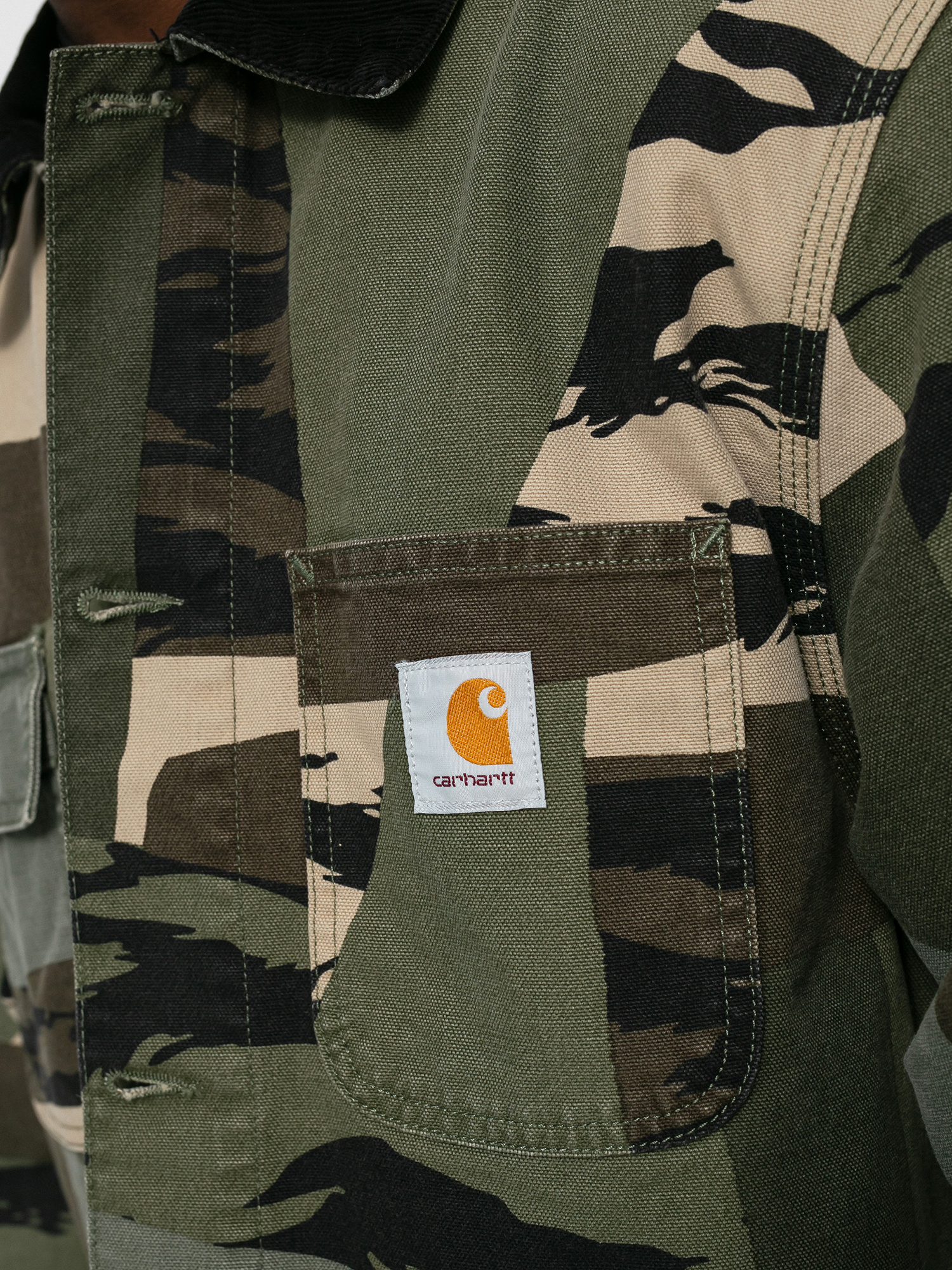 Carhartt WIP Michigan Coat Jacket (camo mend/black)