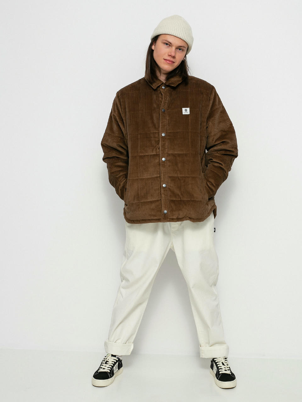 Element Lodge Cord Shirt Jacke (teak)