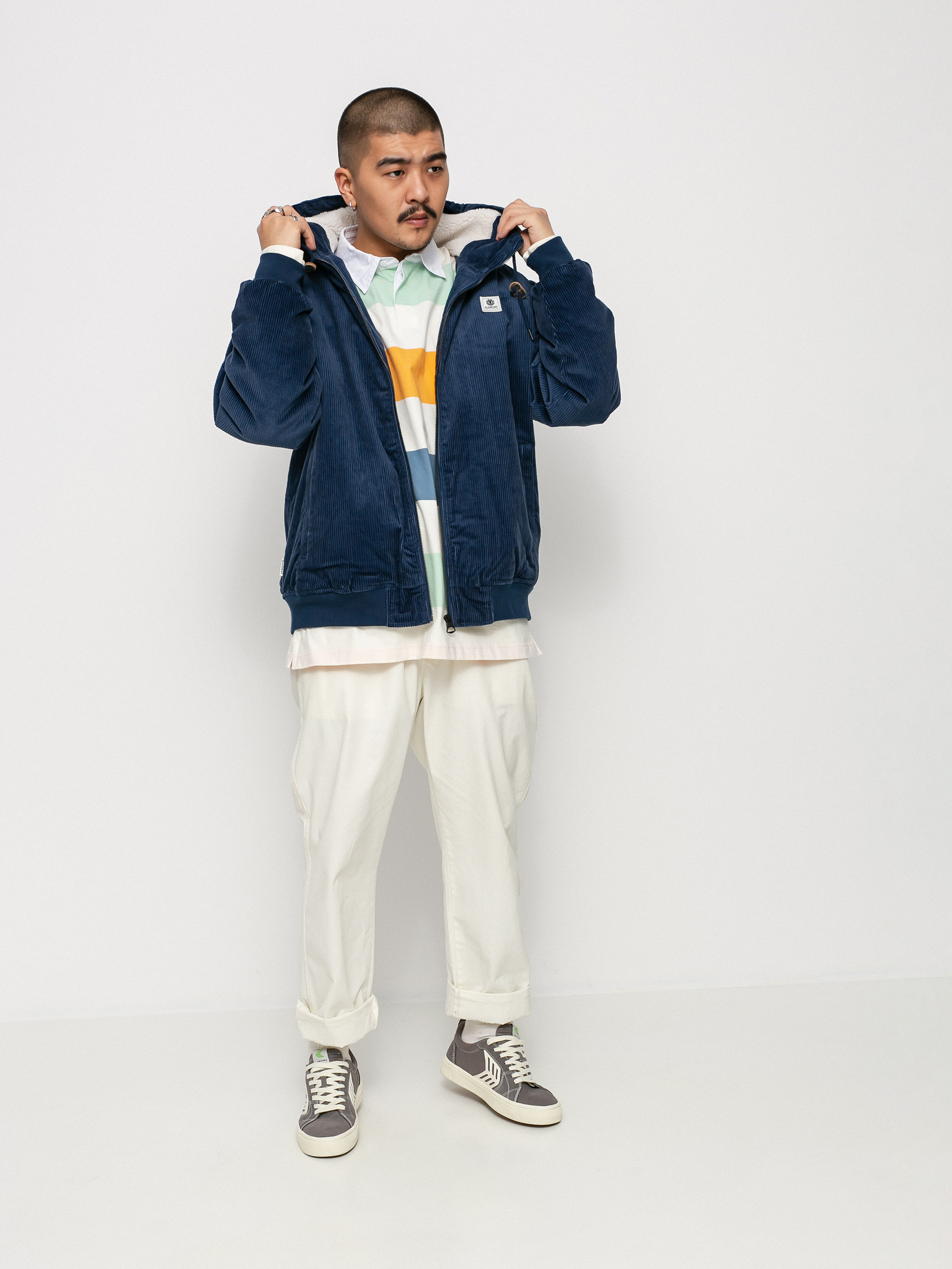 Element Dulcey Corduroy Jacket - navy blue (insignia blue)