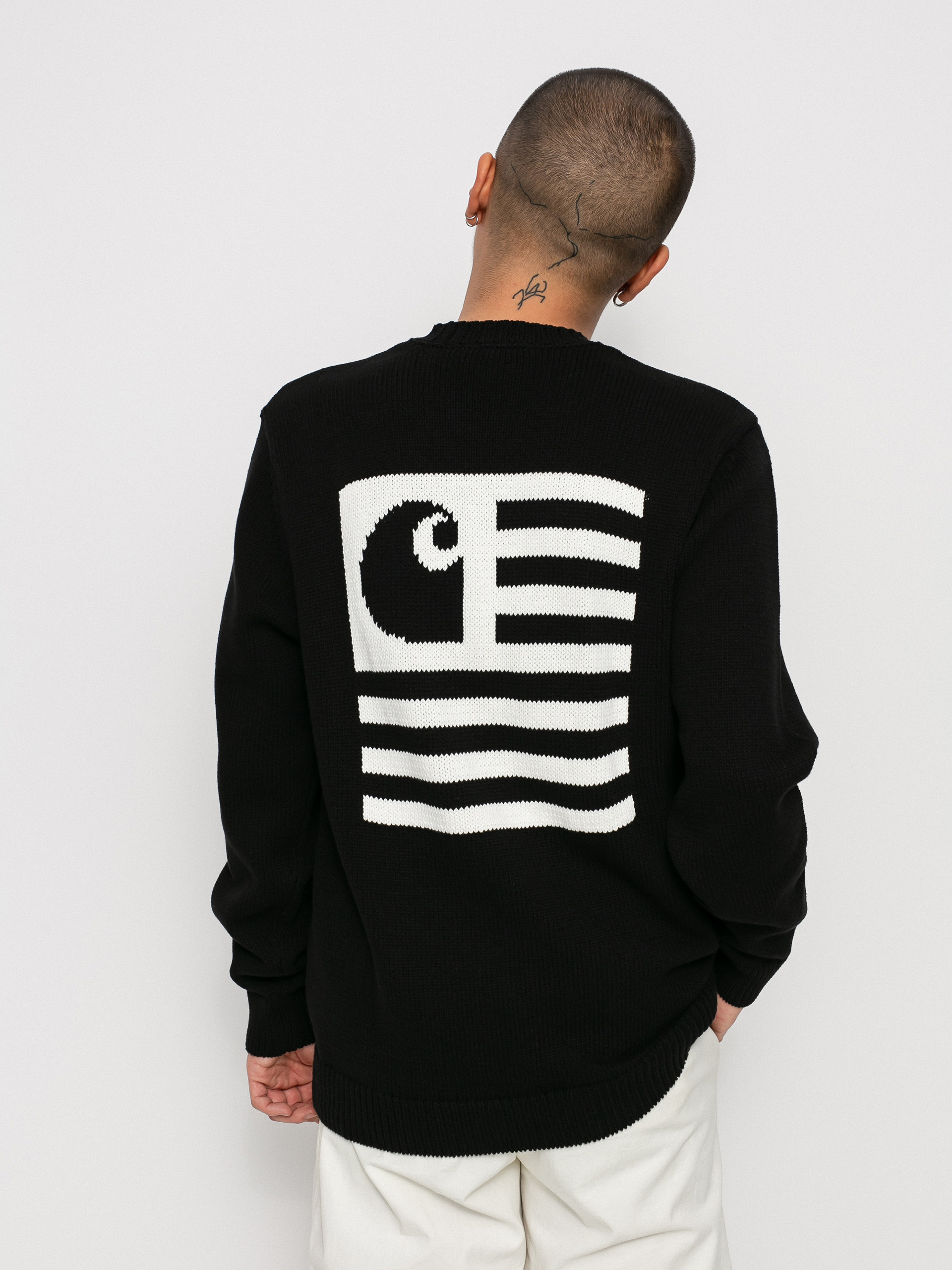 Carhartt WIP State Pulli (black/wax)