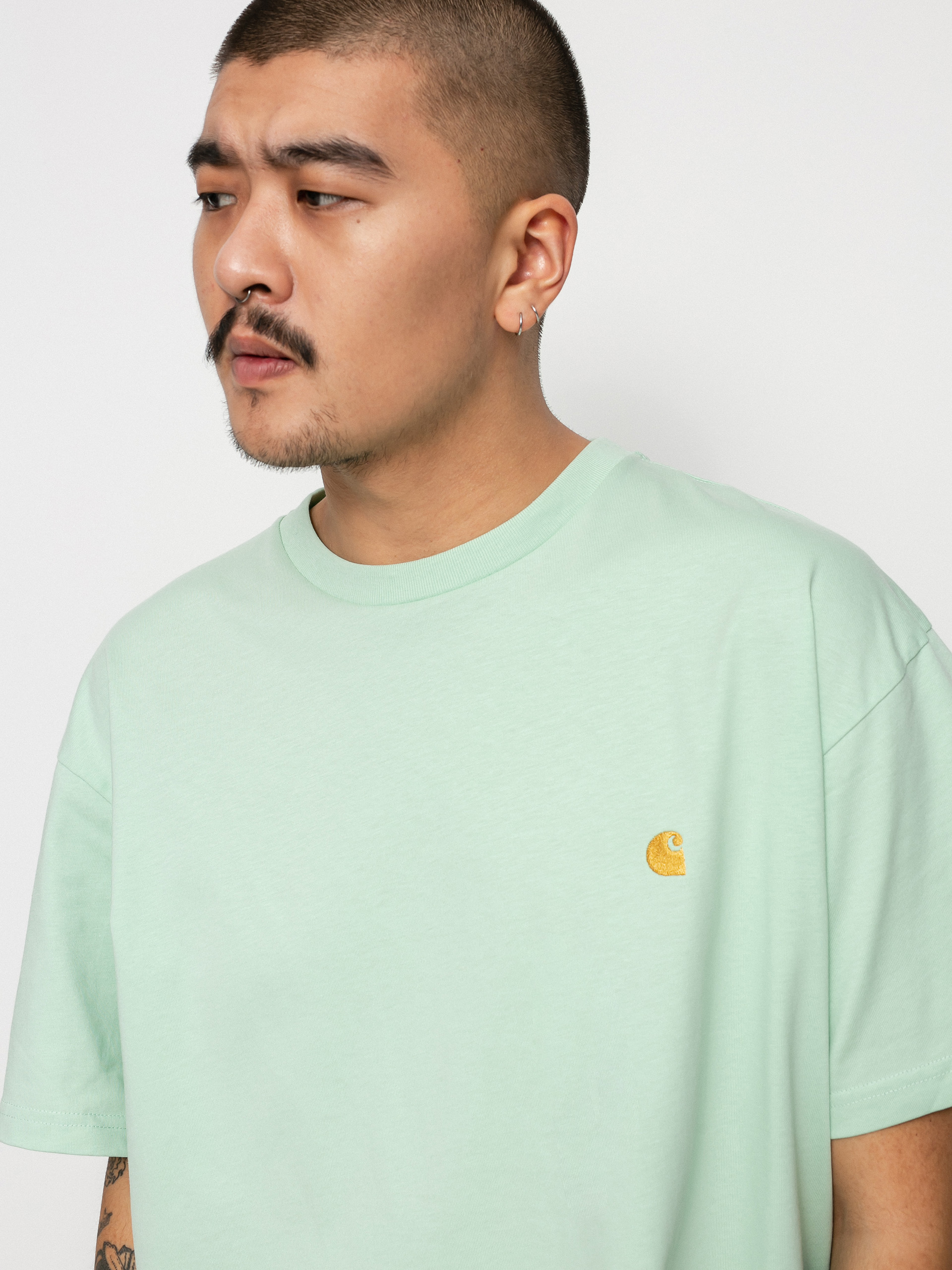 Carhartt WIP Chase T-Shirt (pale spearmint/gold)