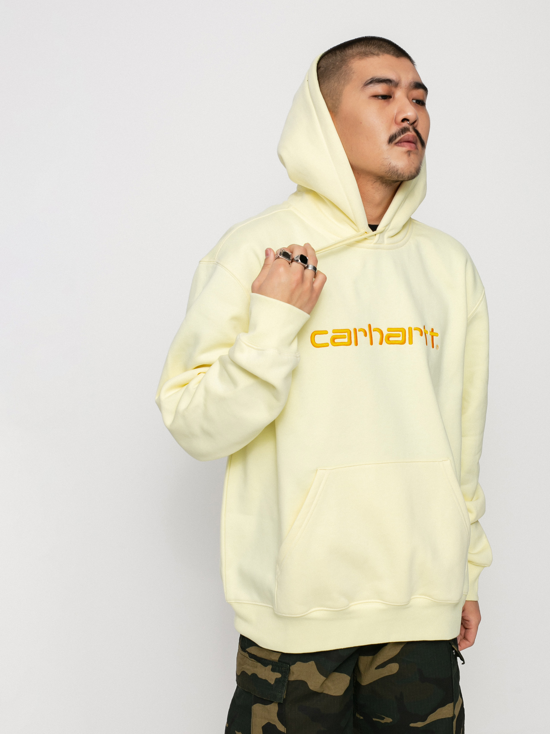 Carhartt hoodie clearance yellow