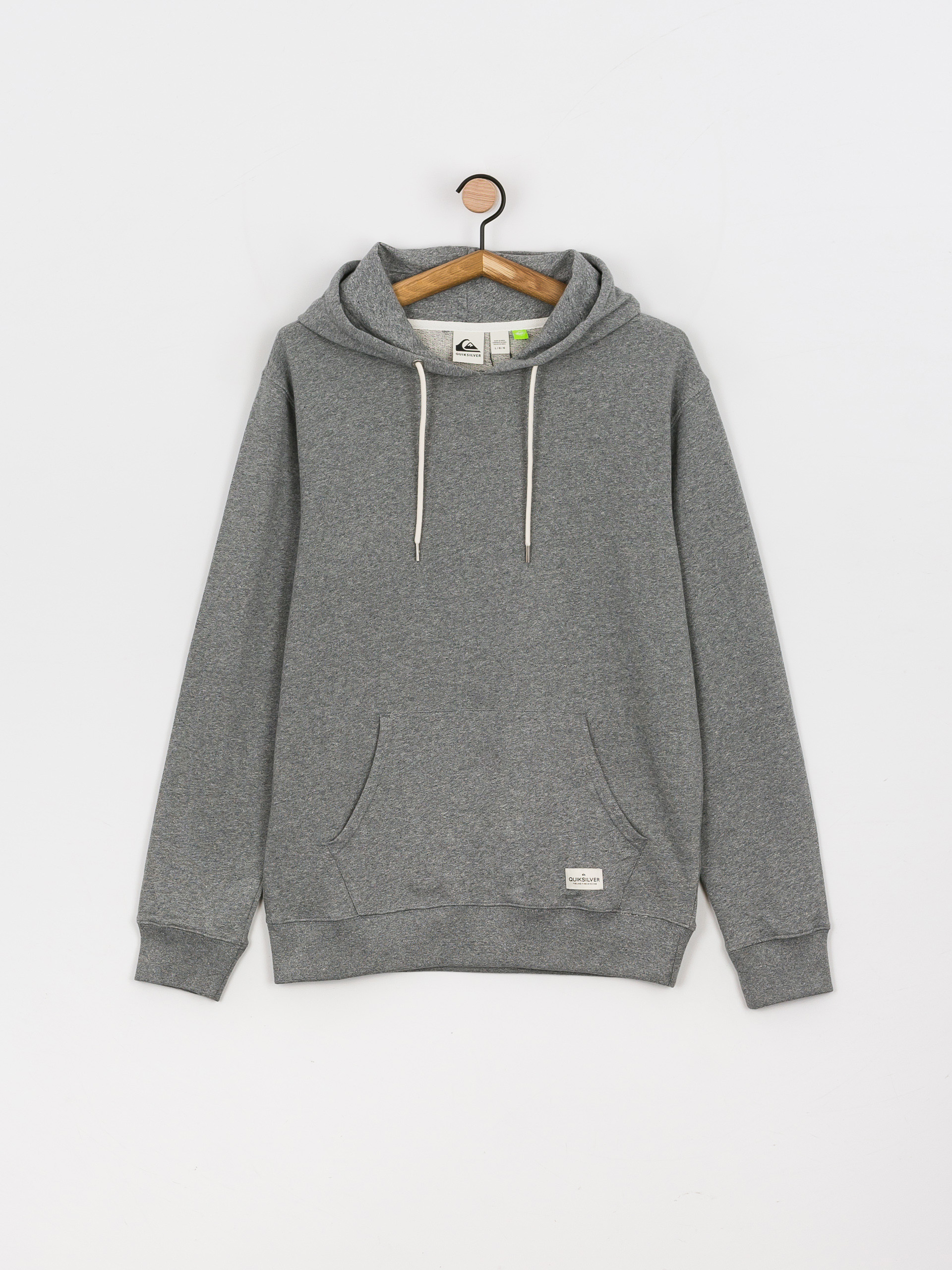 Quiksilver Essentials Terry HD Hoodie (light grey heather)