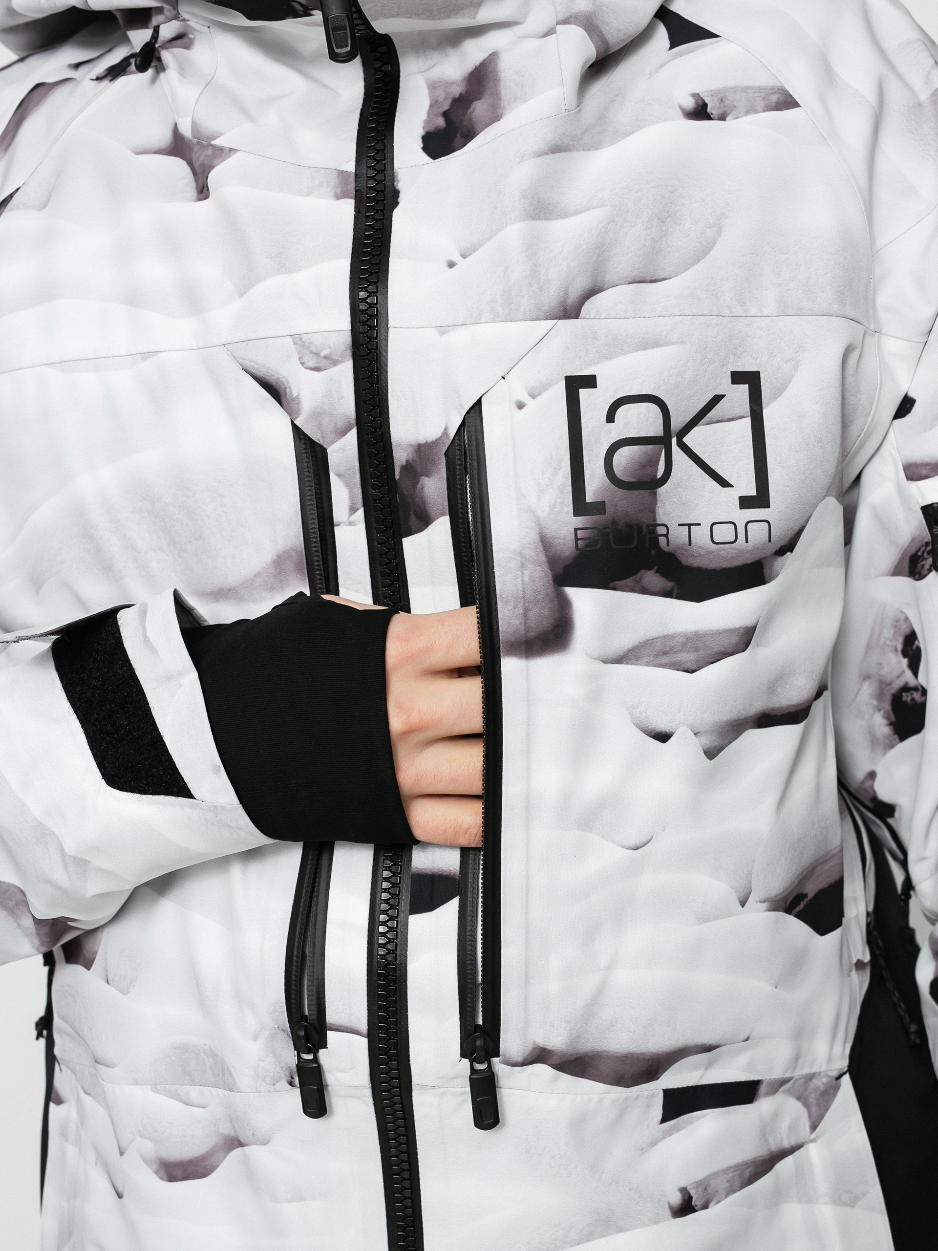 Burton Ak Gore Tex Swash Snowboard jacket - white (powder pillows)