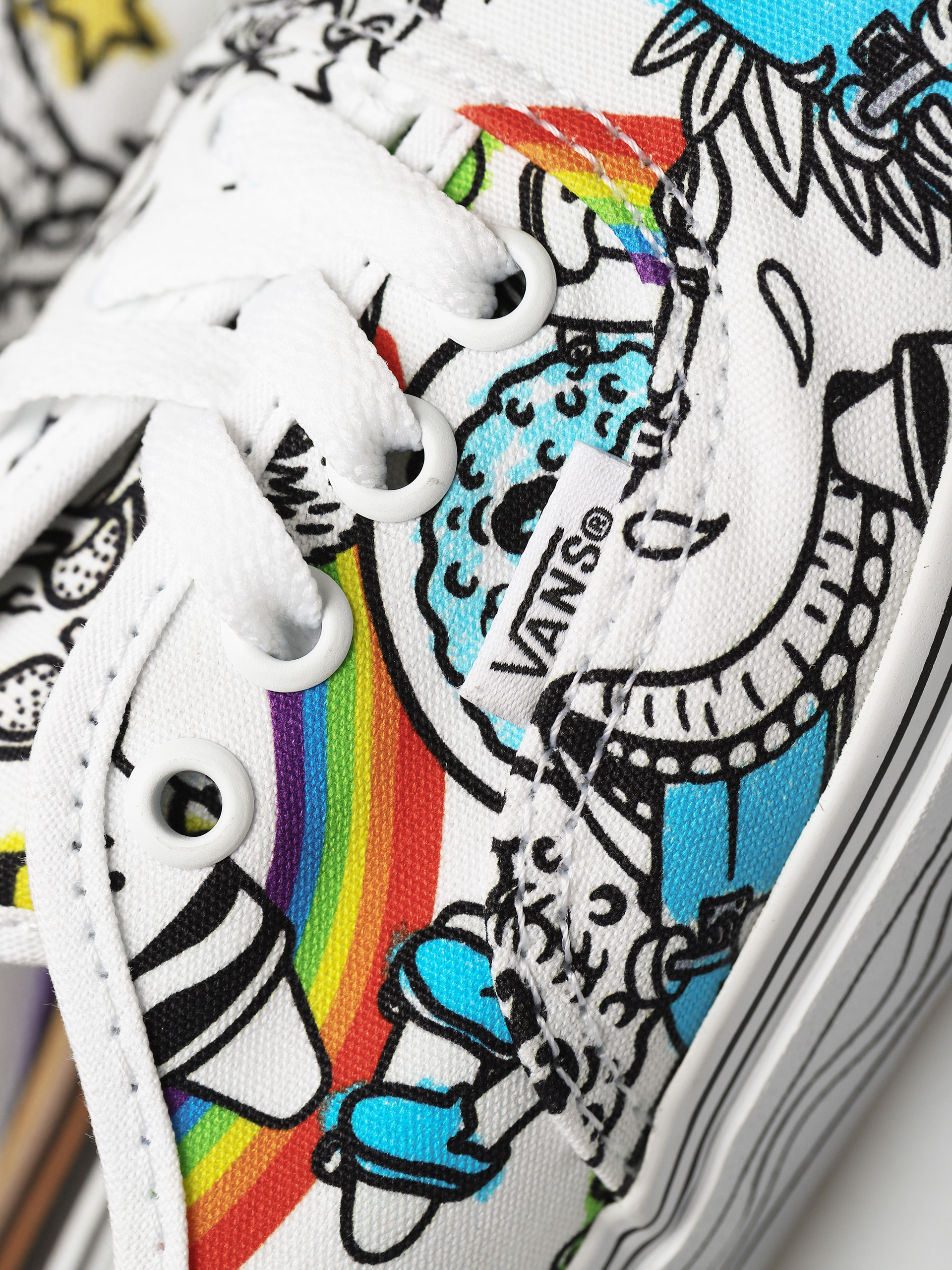 Vans X Crayola Authentic Shoes (crayola/diy/sketch your way)
