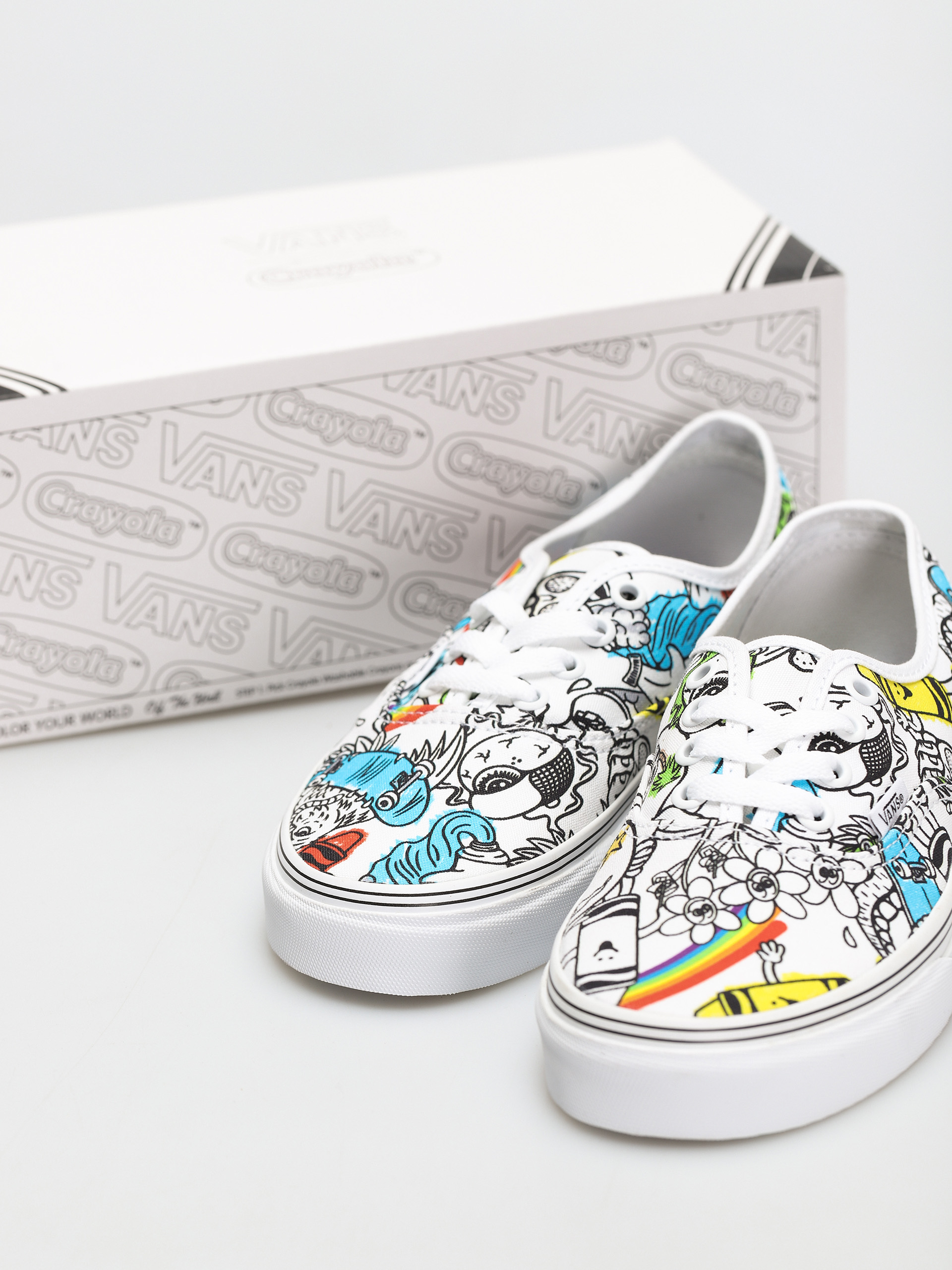 Vans X Crayola Authentic Shoes (crayola/diy/sketch your way)
