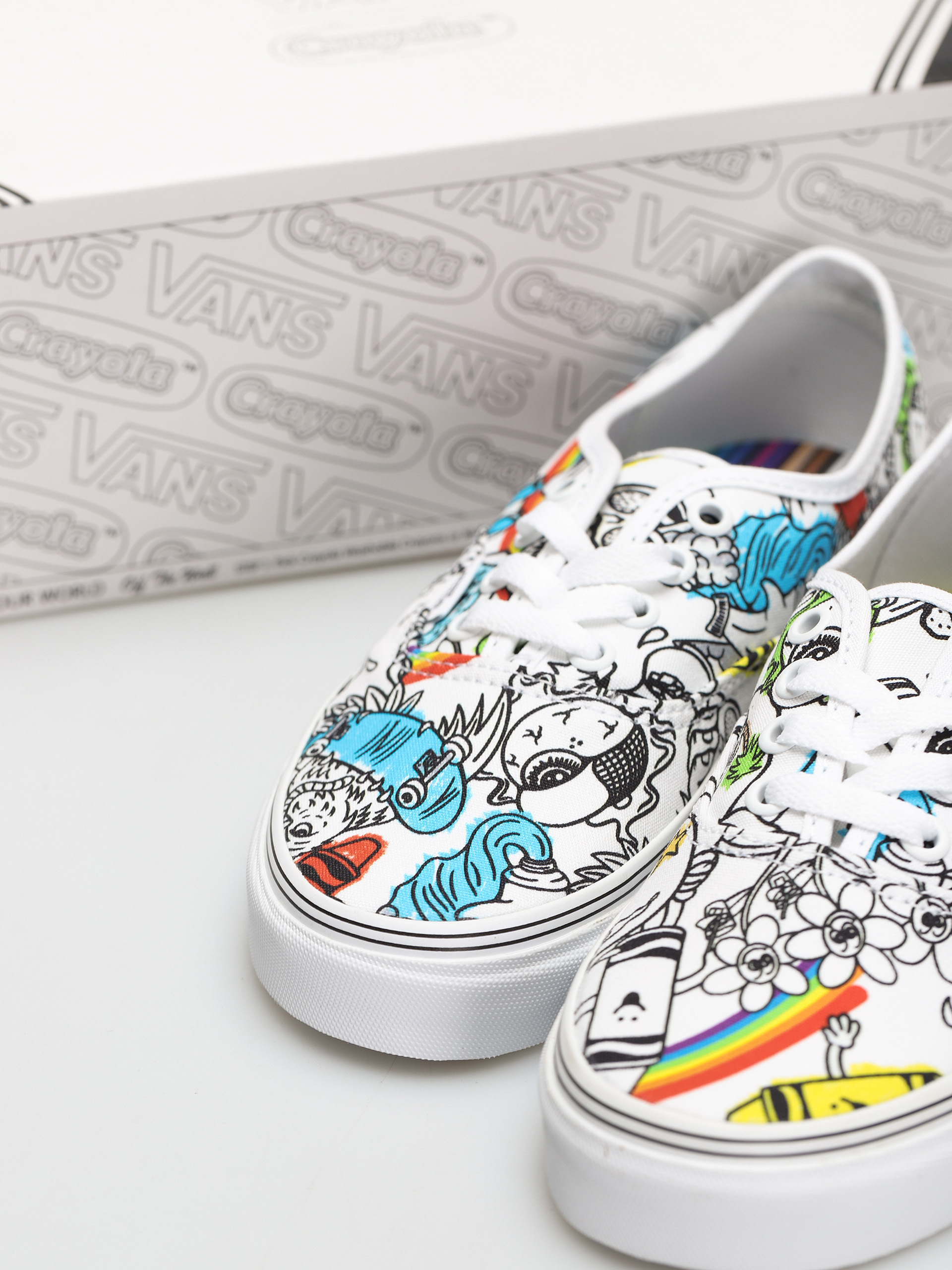 Vans X Crayola Authentic Shoes (crayola/diy/sketch your way)