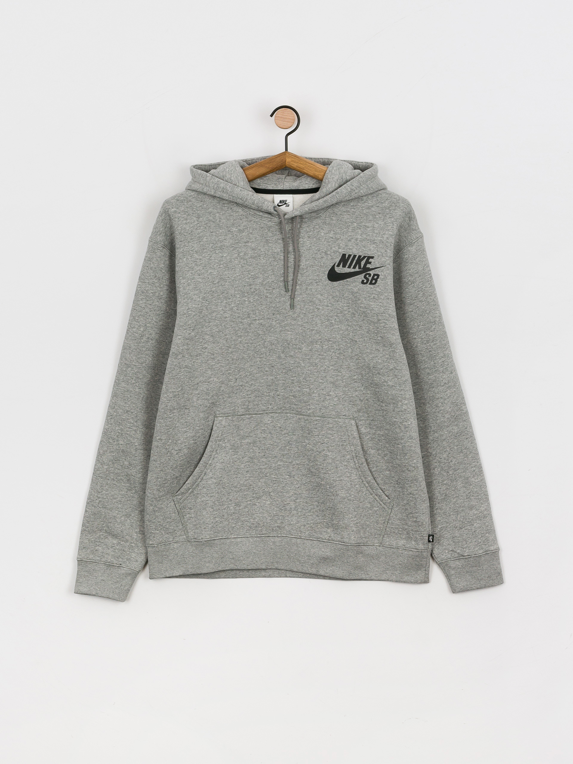 Nike SB Icon HD Hoodie (dk grey heather/black)