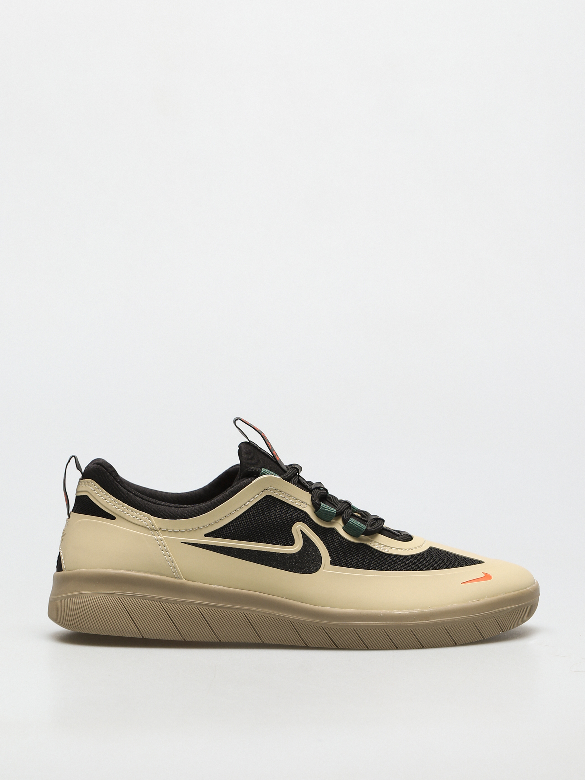 Nike SB Nyjah Free 2 Schuhe (rattan/black noble green safety orange)