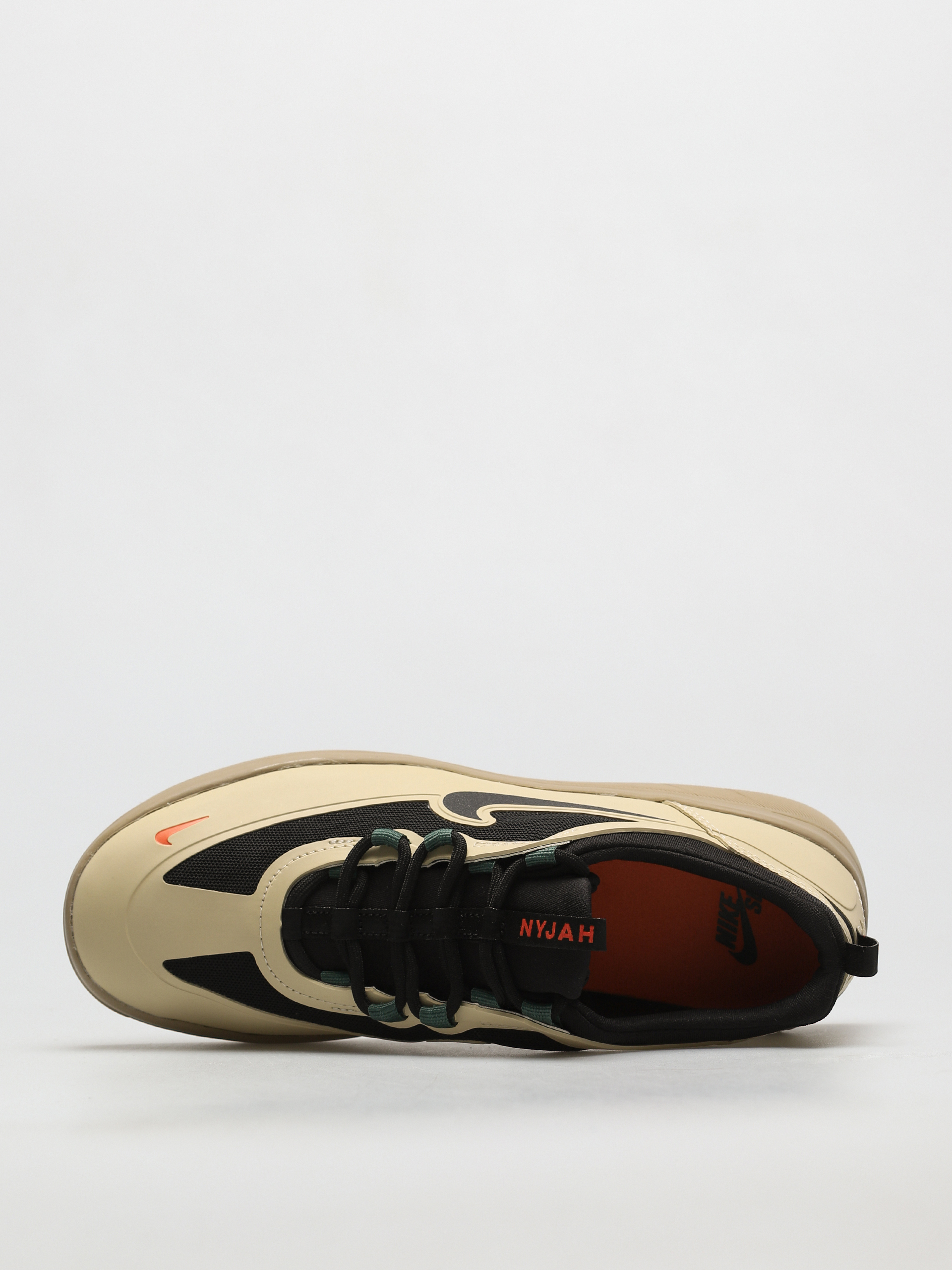 Nike SB Nyjah Free 2 Shoes (rattan/black noble green safety orange)