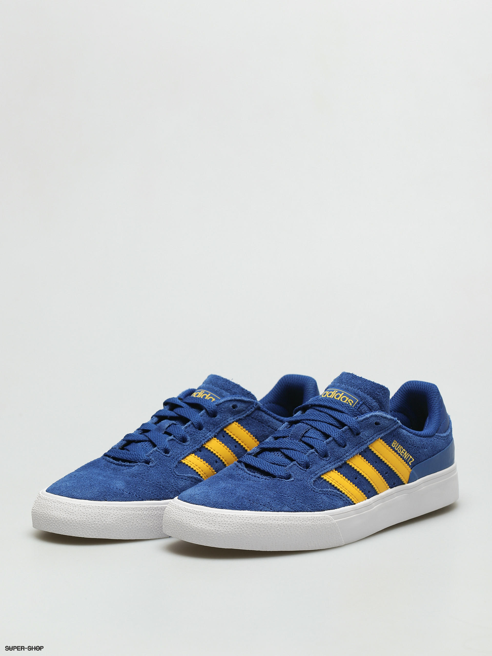 adidas blue and gold shoes