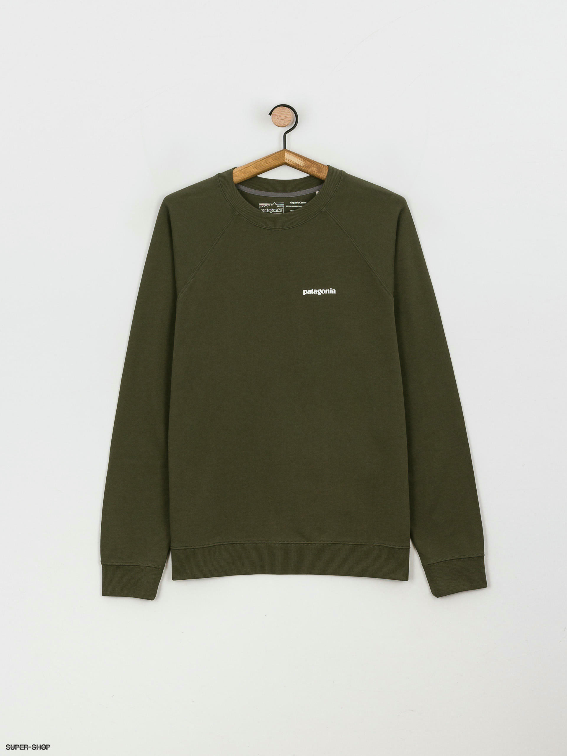 Patagonia P 6 Logo Organic Crew Sweatshirt (basin green)