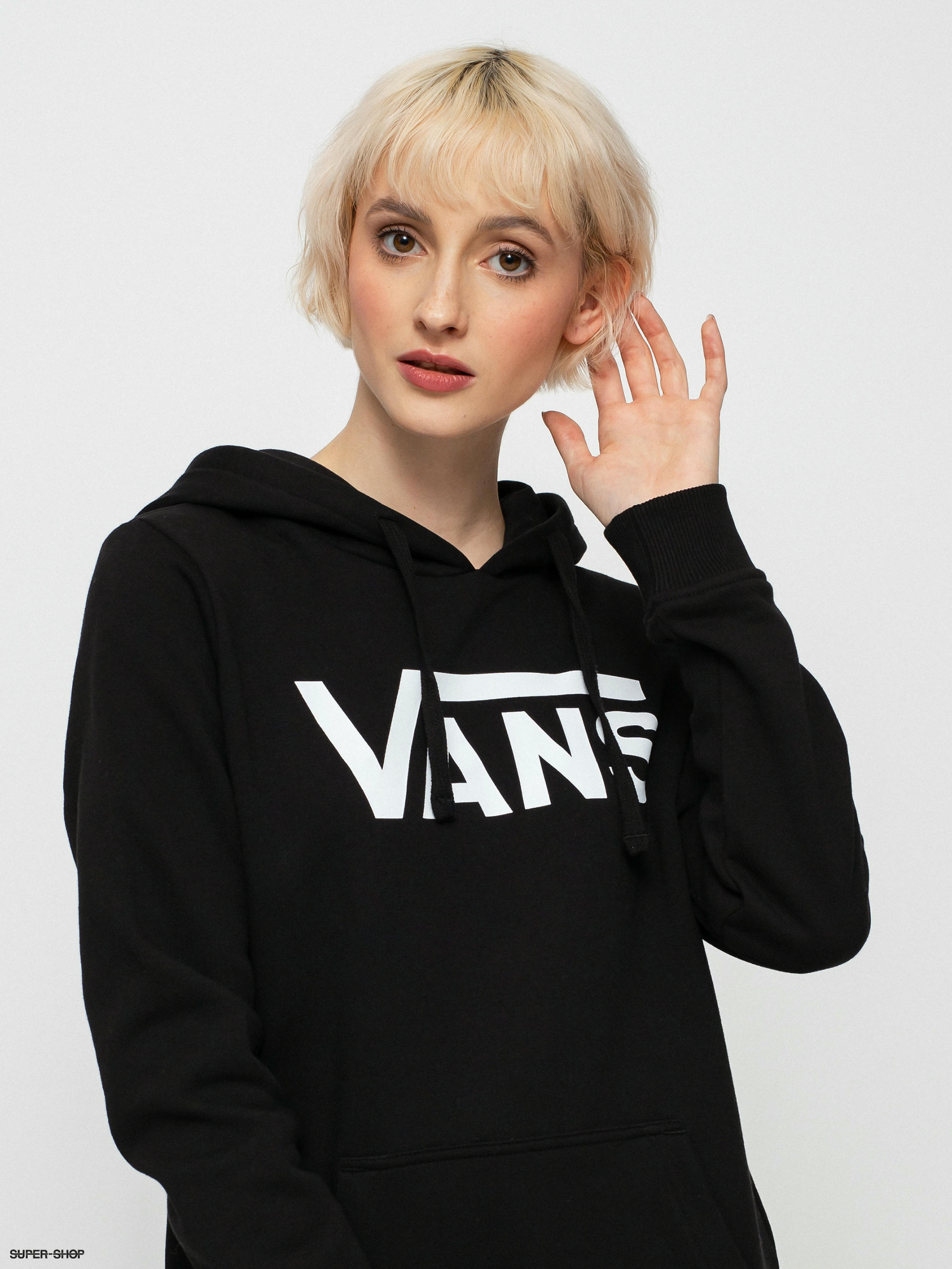 vans hoodie womens black