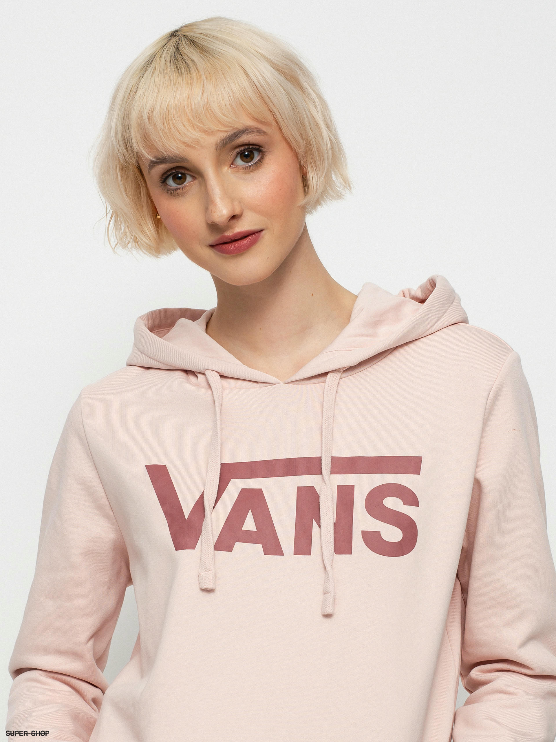 Baby pink store vans hoodie