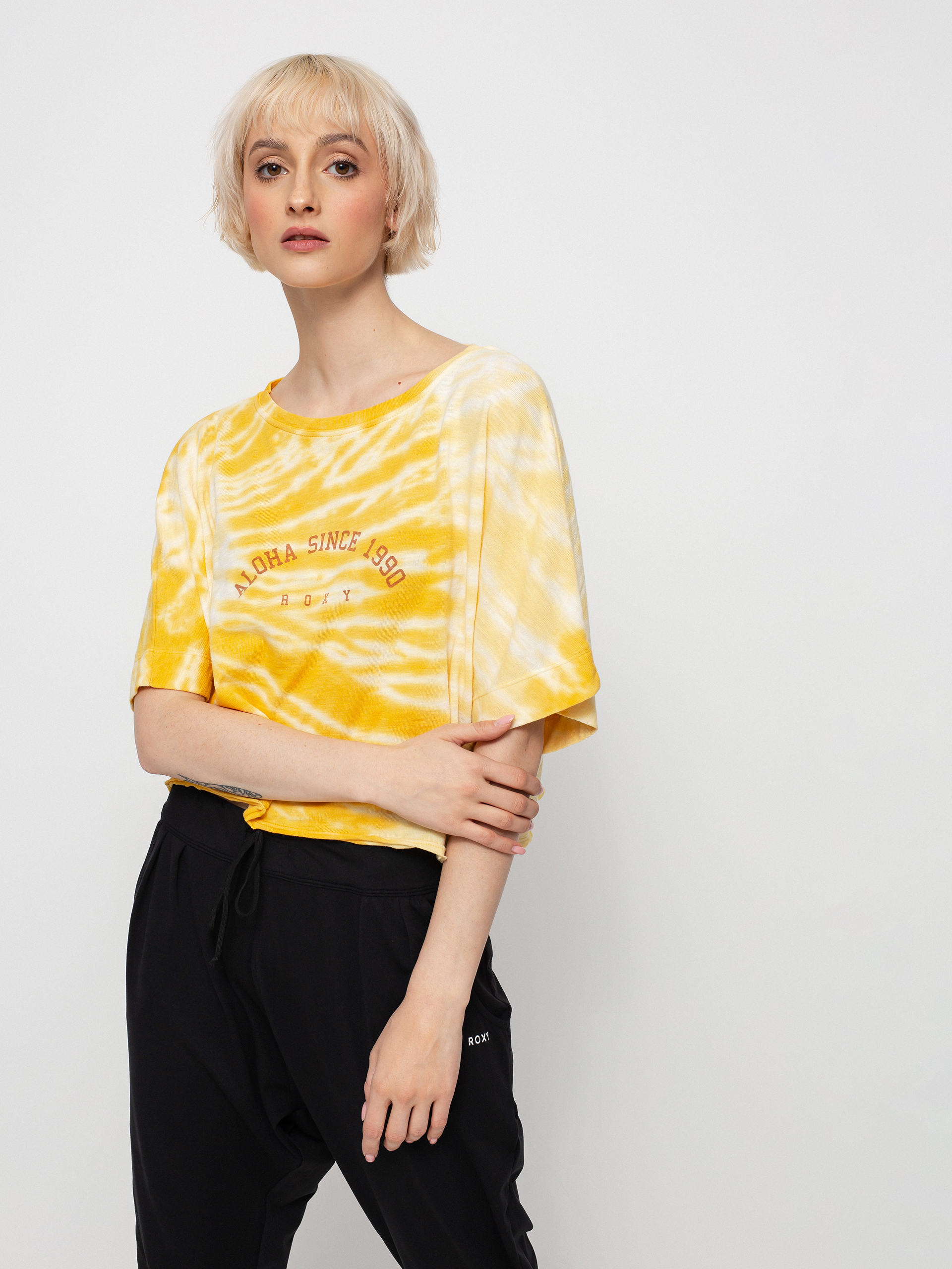 Roxy Aloha Day Dstf T-shirt Wmn (ochre)