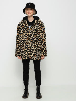 Brixton Bern Coat Jacket Wmn (leopard)