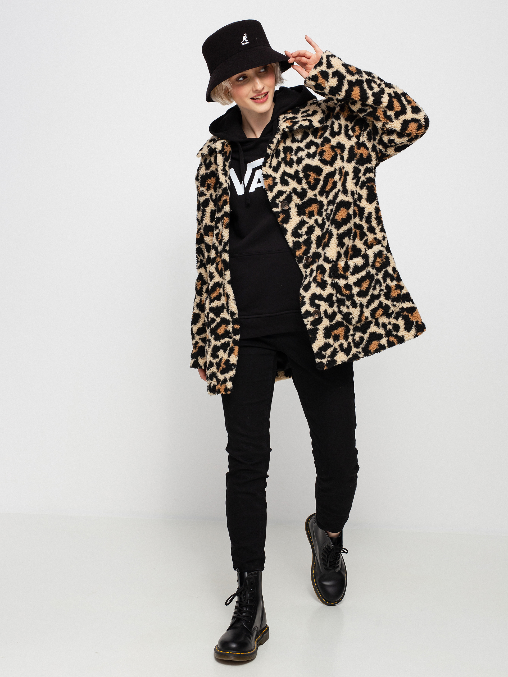 Brixton Bern Coat Jacke Wmn (leopard)
