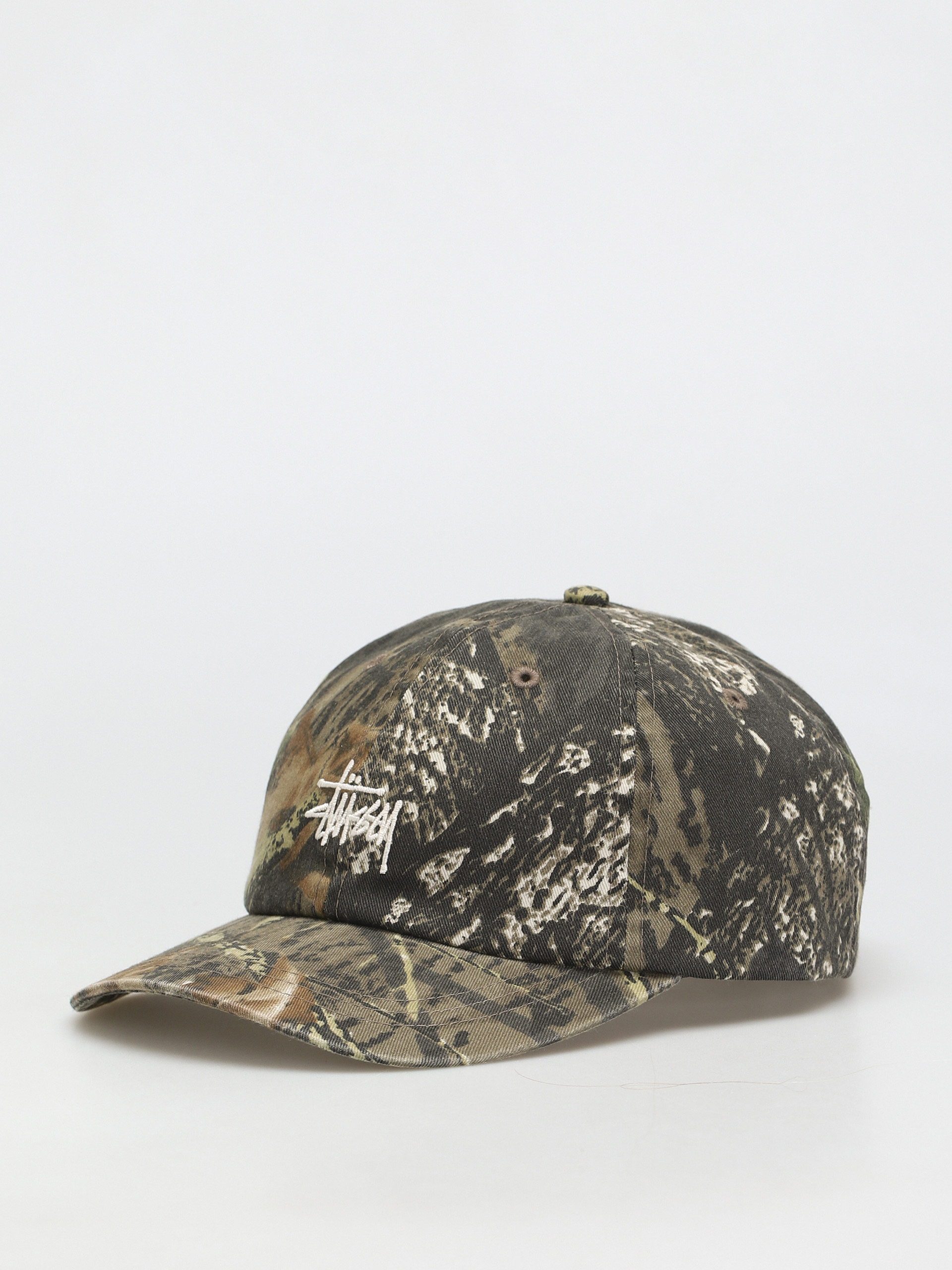 Stussy Washed Stock Low Pro Cap (leaf camo)