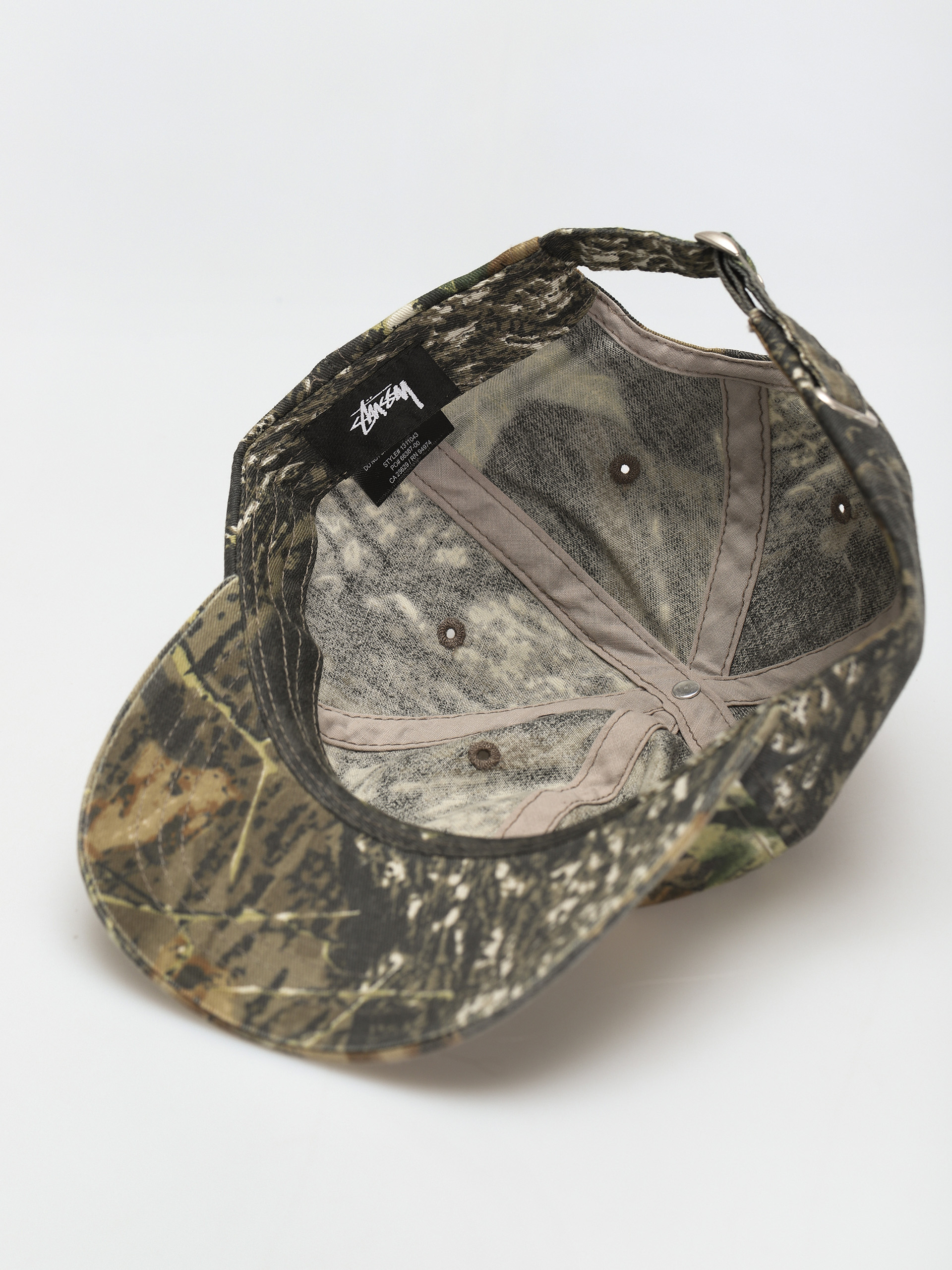 Stussy Washed Stock Low Pro Cap (leaf camo)